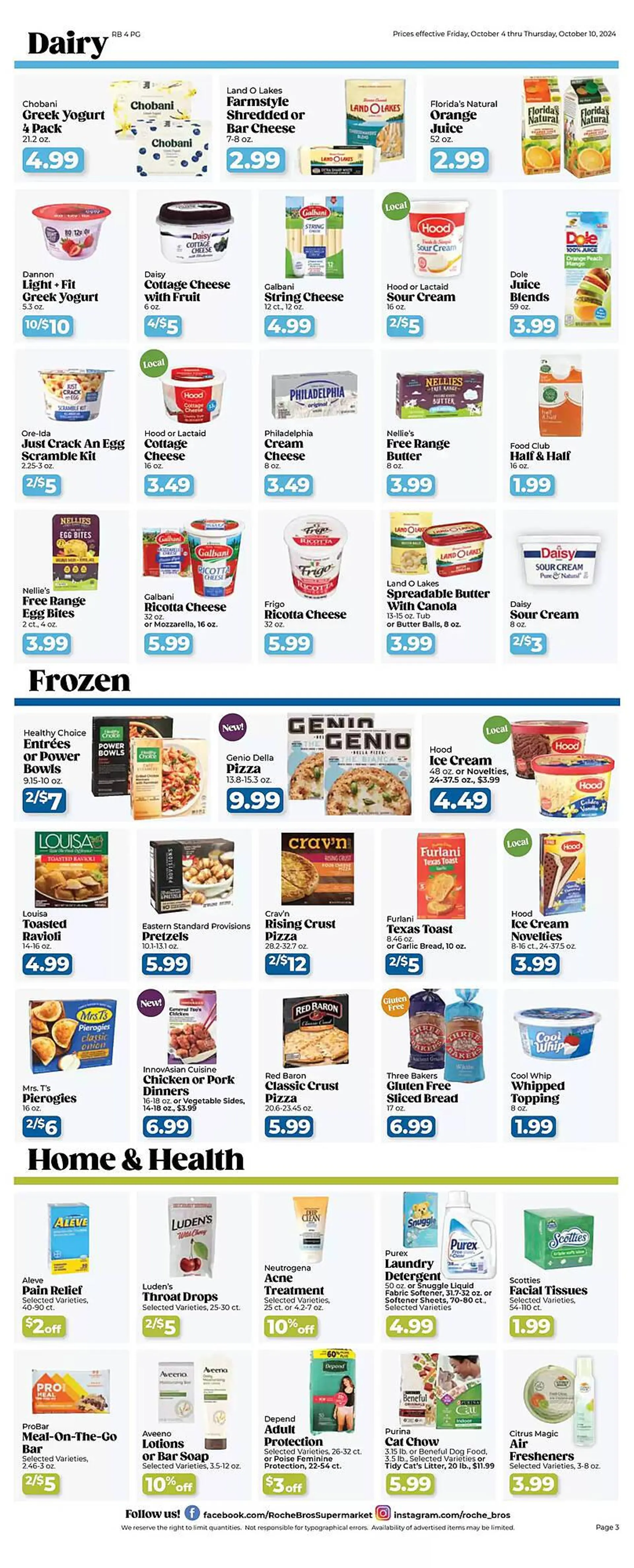 Weekly ad Roche Bros Weekly Ad from October 4 to October 18 2024 - Page 4