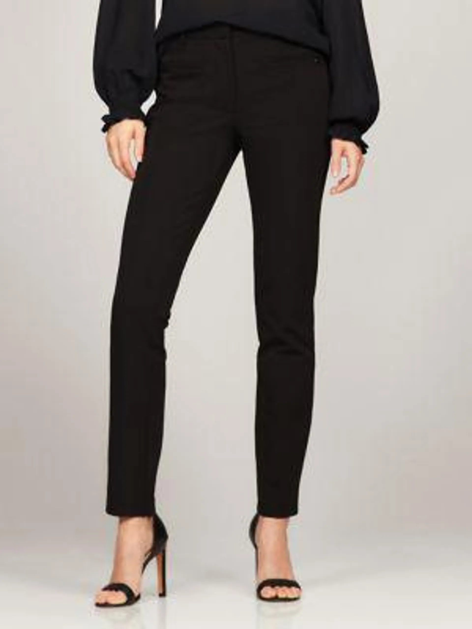 Slim Fit Solid Trouser
