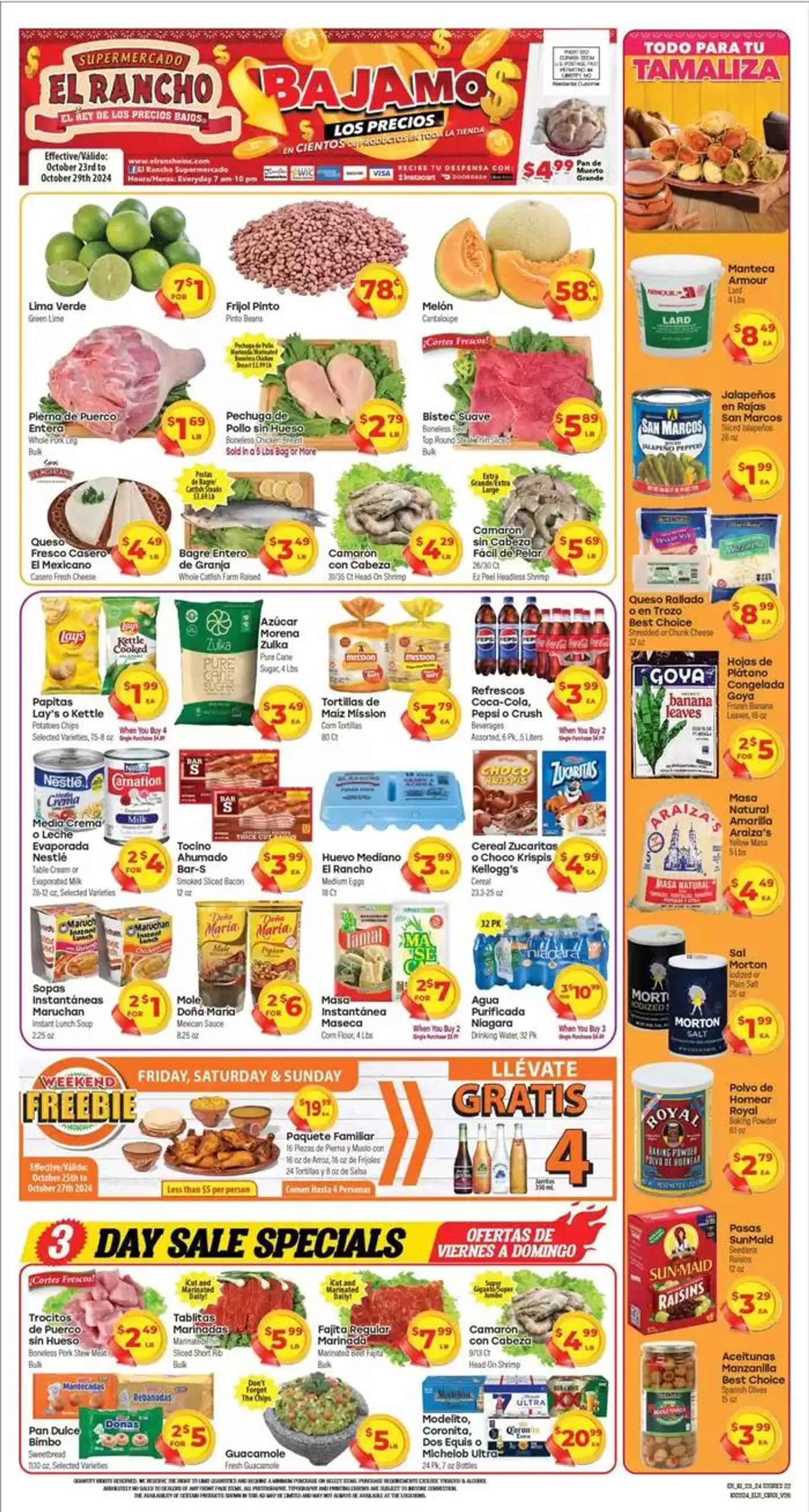 Supermercado El Rancho Weekly ad - 1