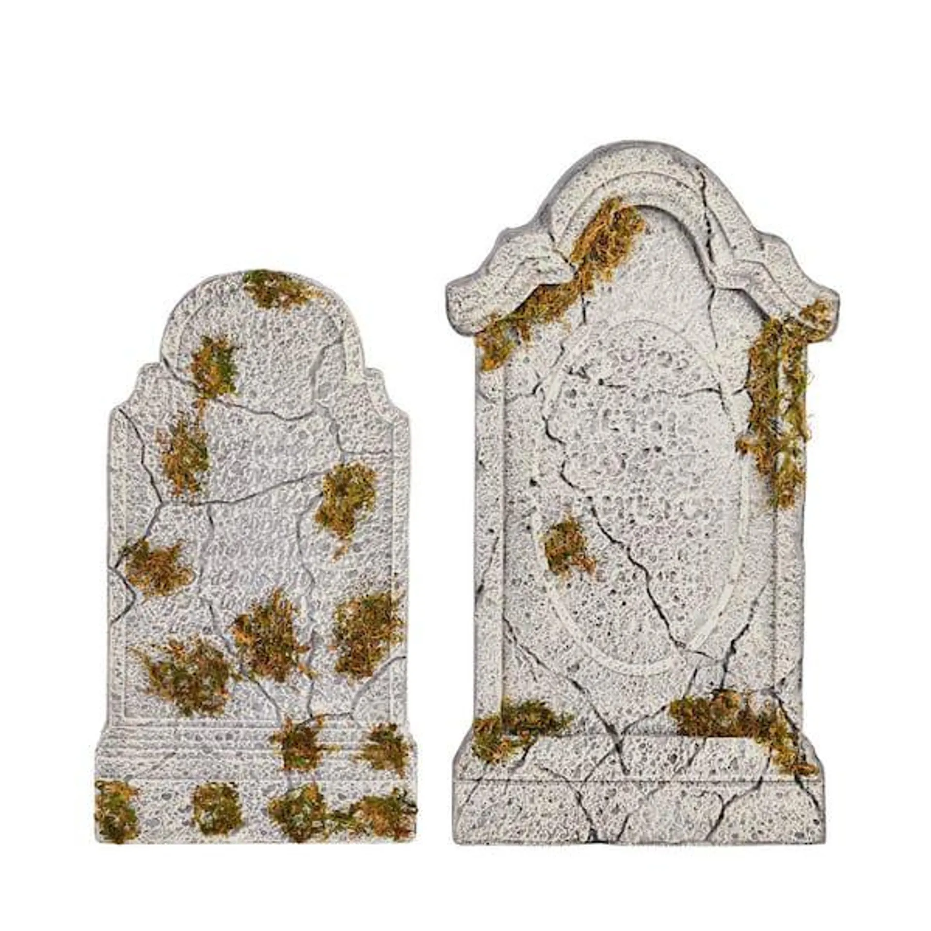 2-Piece 24 in. and 30 in. Decayed Tombstones