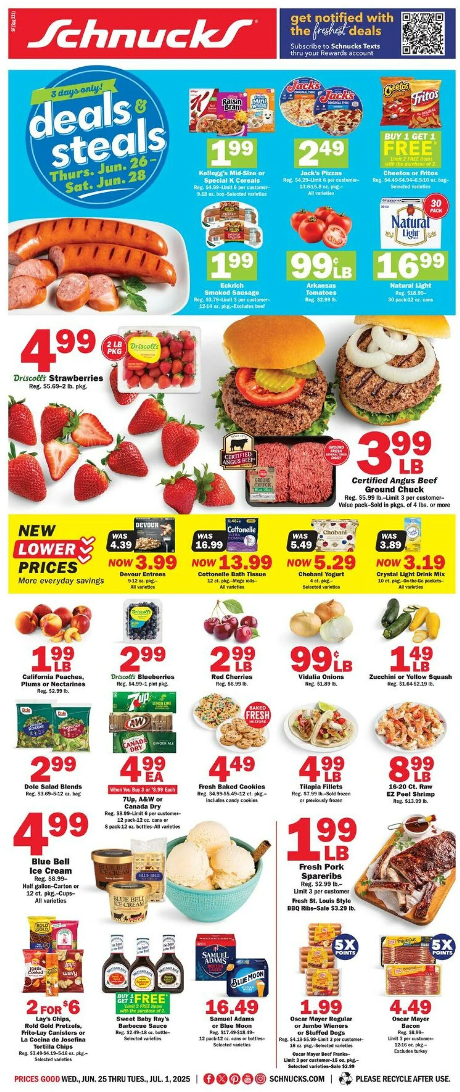Weekly ad Schnucks Current weekly ad from June 25 to July 1 2025 - Page 1