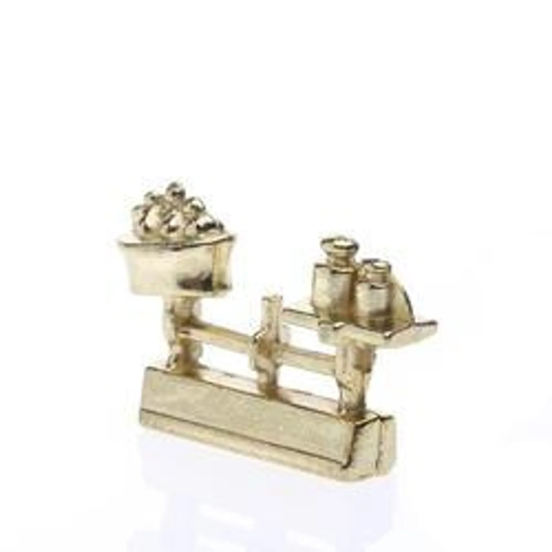 1:12 - 1" Scale Miniature Brass Bakers Scale