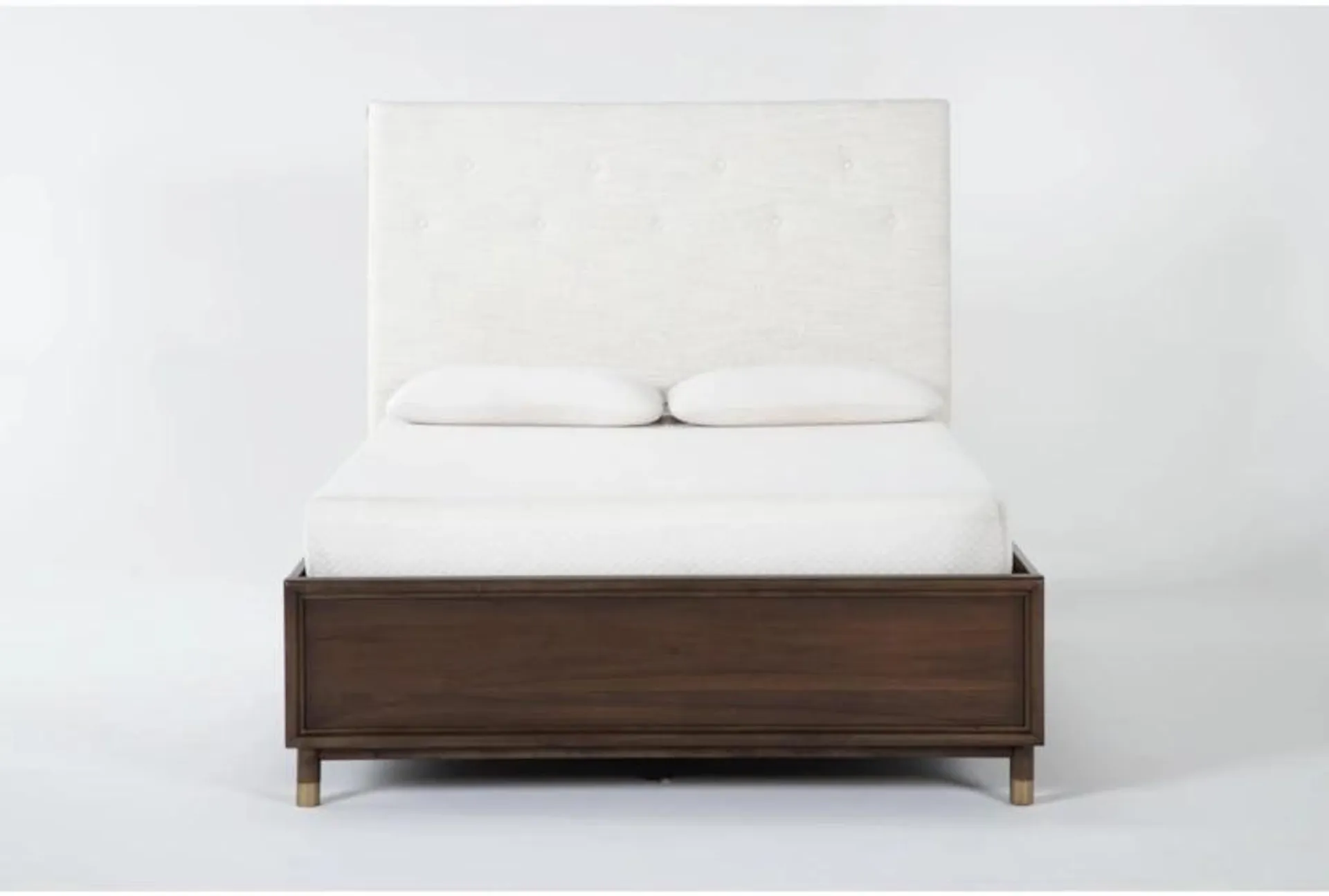 Brighton Queen Wood & Upholstered Platform Bed By Nate Berkus + Jeremiah Brent