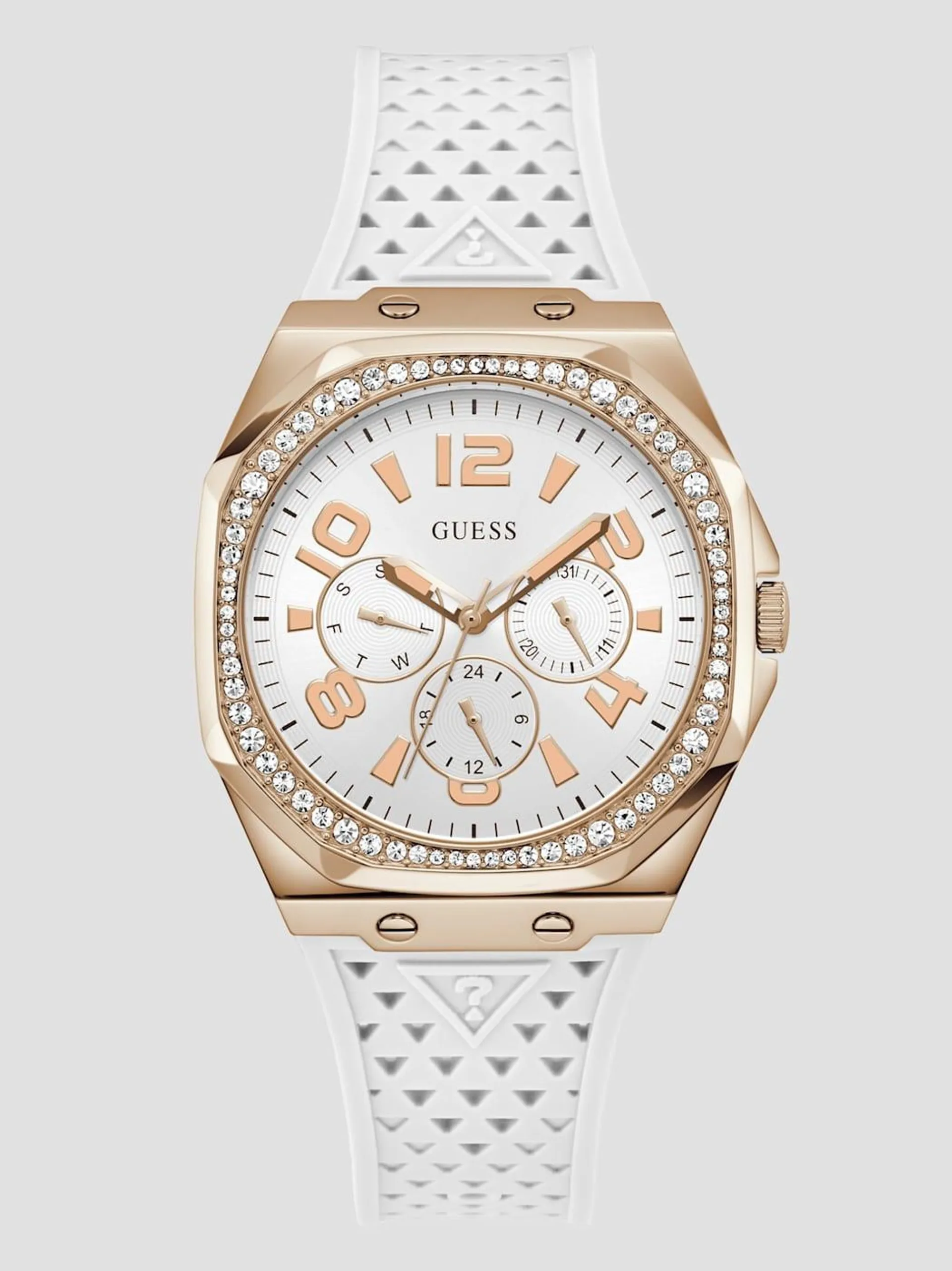 Rose Gold-Tone Multifunction Watch