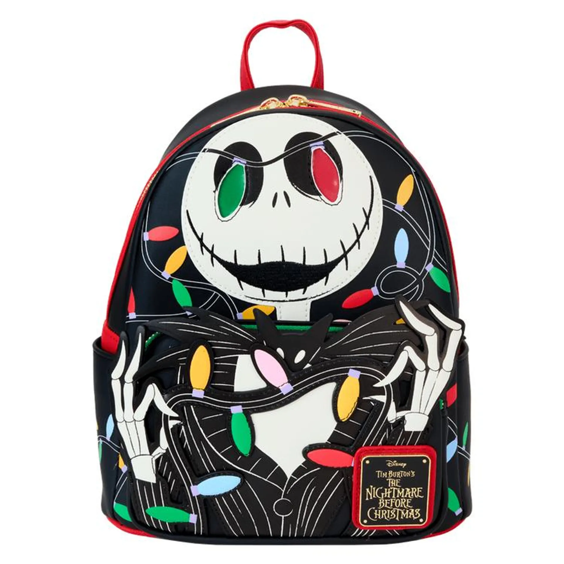 The Nightmare Before Christmas Jack Wrapped In Lights Light Up Glow Mini Backpack