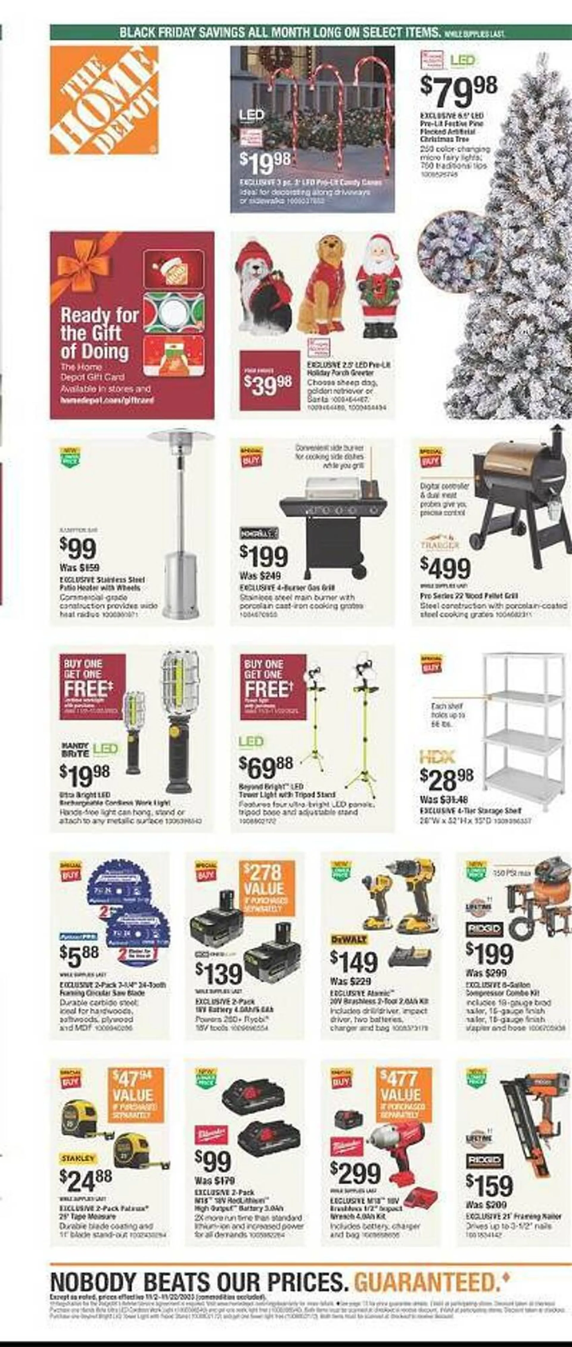 Weekly ad The Home Depot Catalog from November 13 to November 20 2023 - Page 12