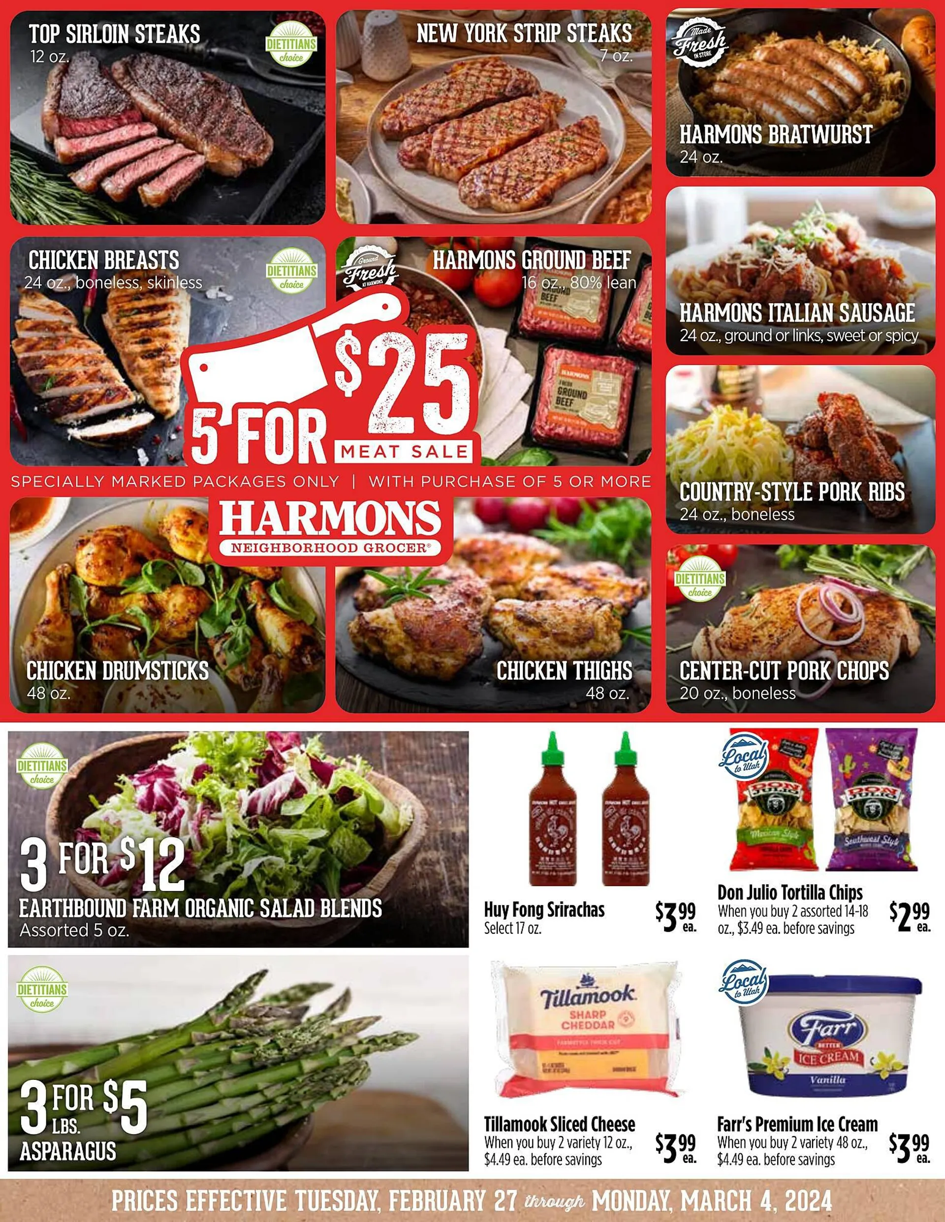 Weekly ad Harmons Weekly Ad from December 27 to January 4 2024 - Page 