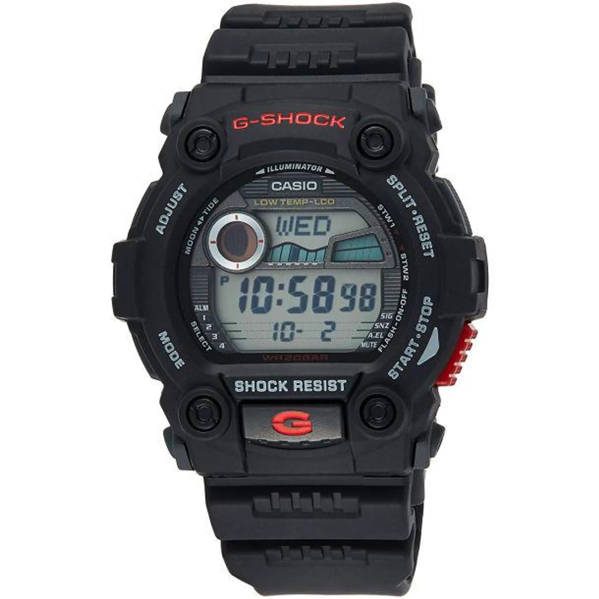 Casio G-Shock Men's Resin Strap Watch - Black