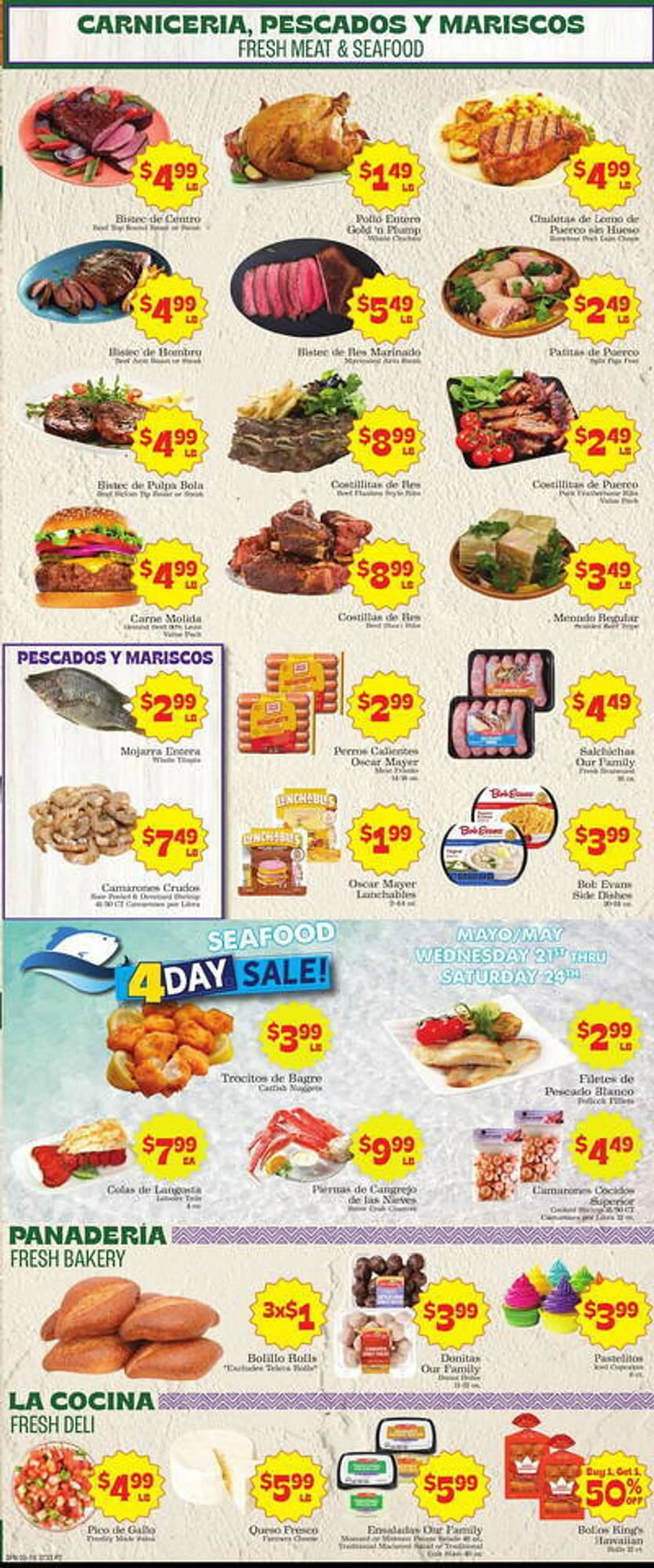 Weekly ad Supermercado Nuestra Familia Weekly Ad from May 18 to May 24 2025 - Page 2