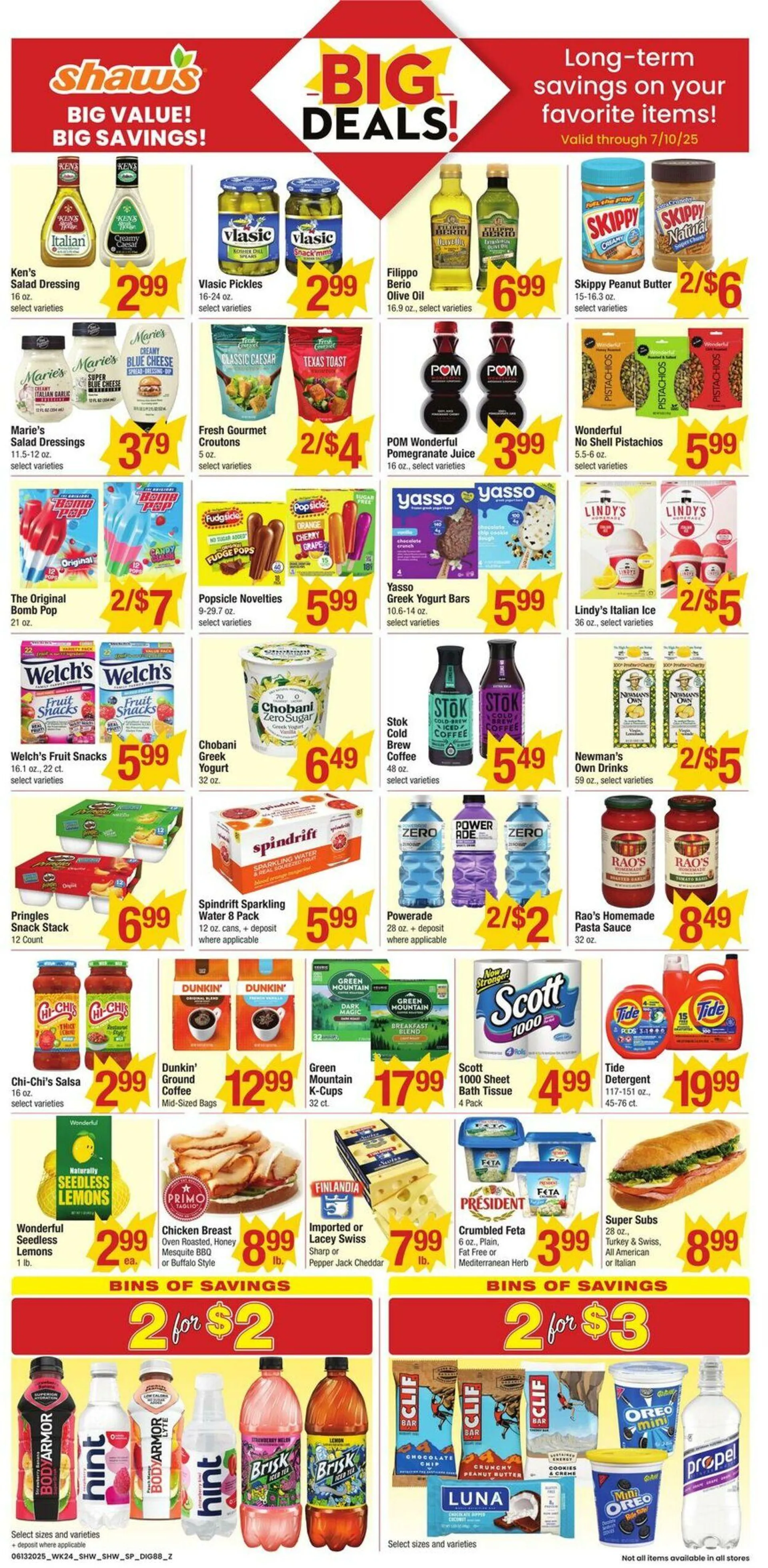 Weekly ad Shaws from June 13 to June 19 2025 - Page 1