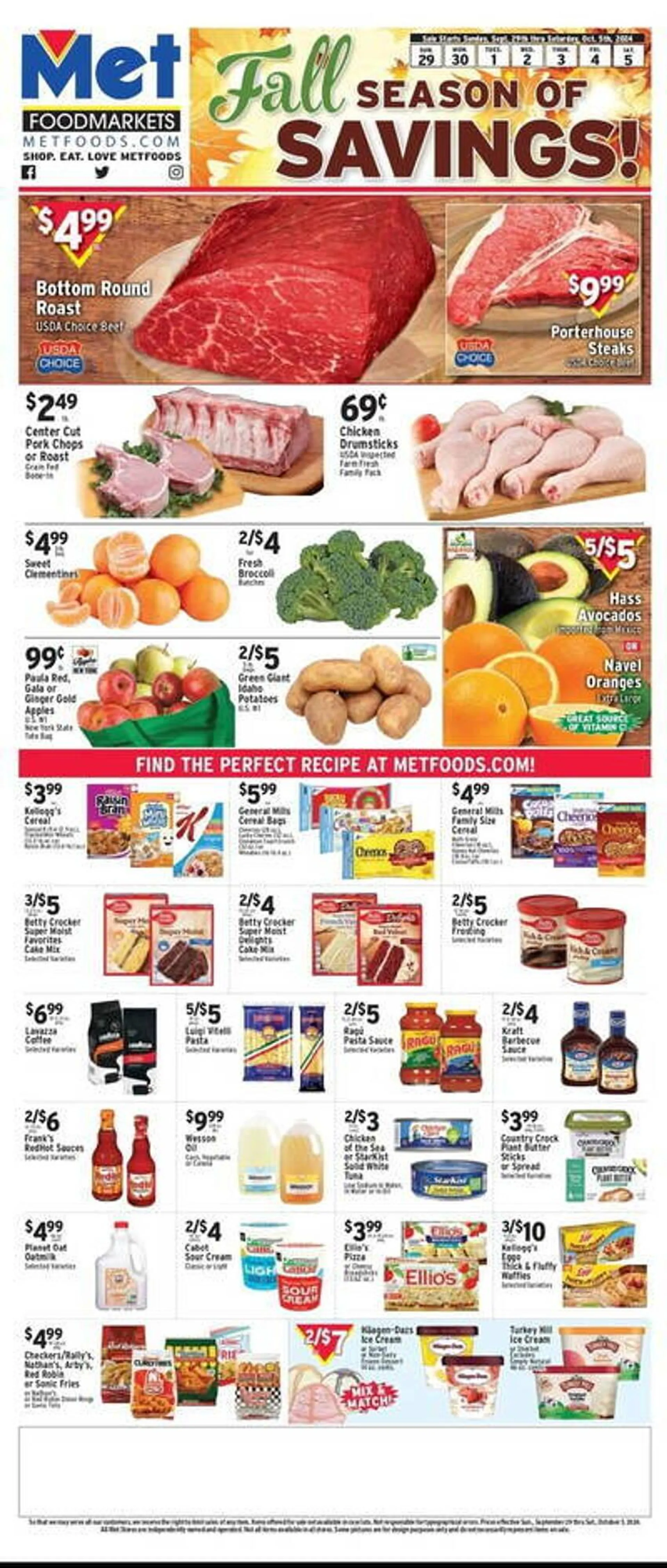 Met Foodmarkets Weekly Ad - 1