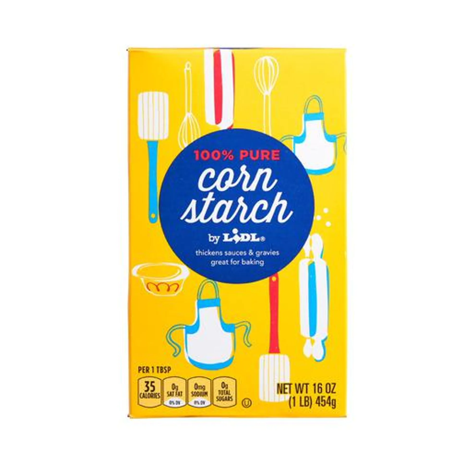 100% pure corn starch