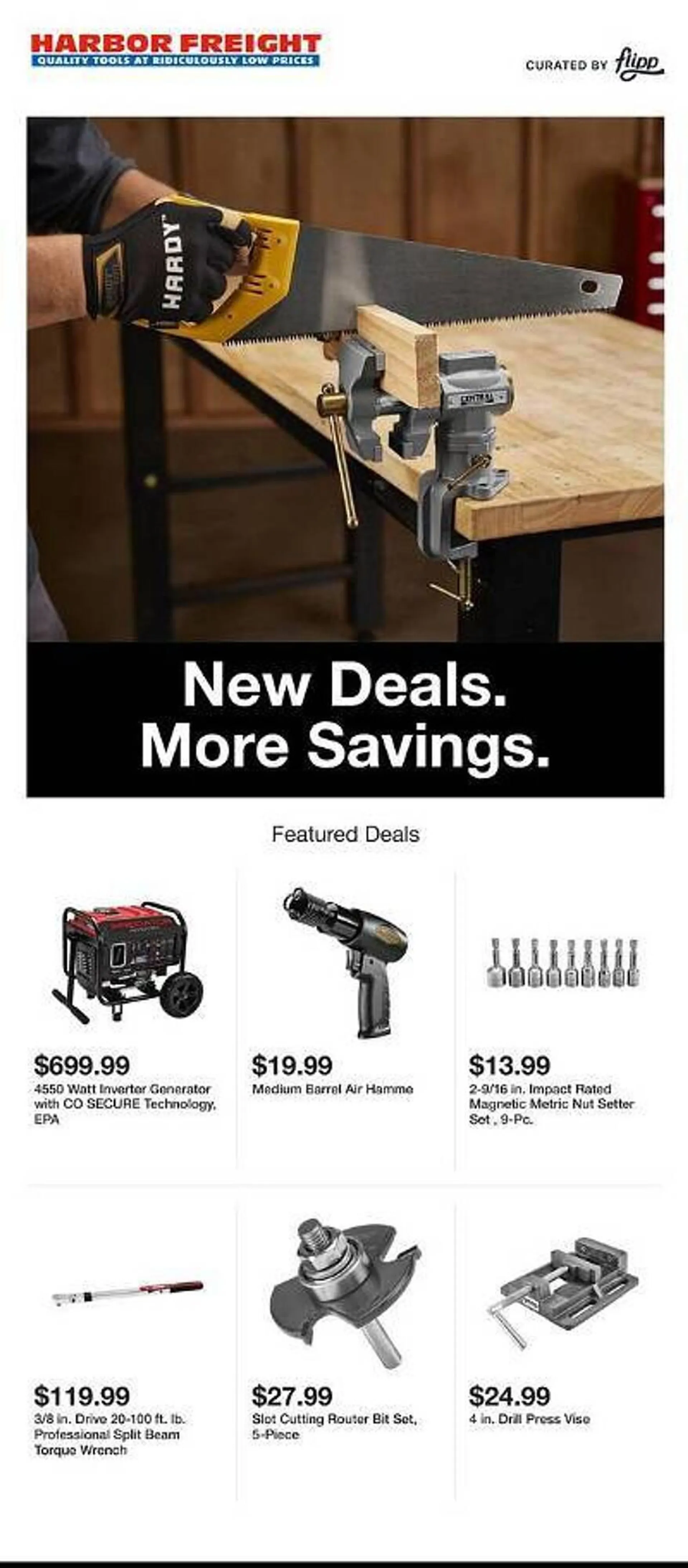 Weekly ad Harbor Freight Tools Catalog from July 7 to July 20 2023 - Page 1