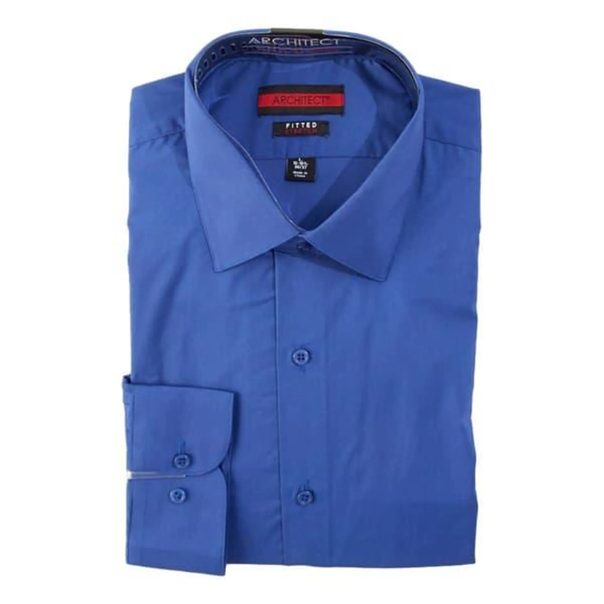 Mens Architect® Fitted Stretch Dress Shirt - Sodalite Blue