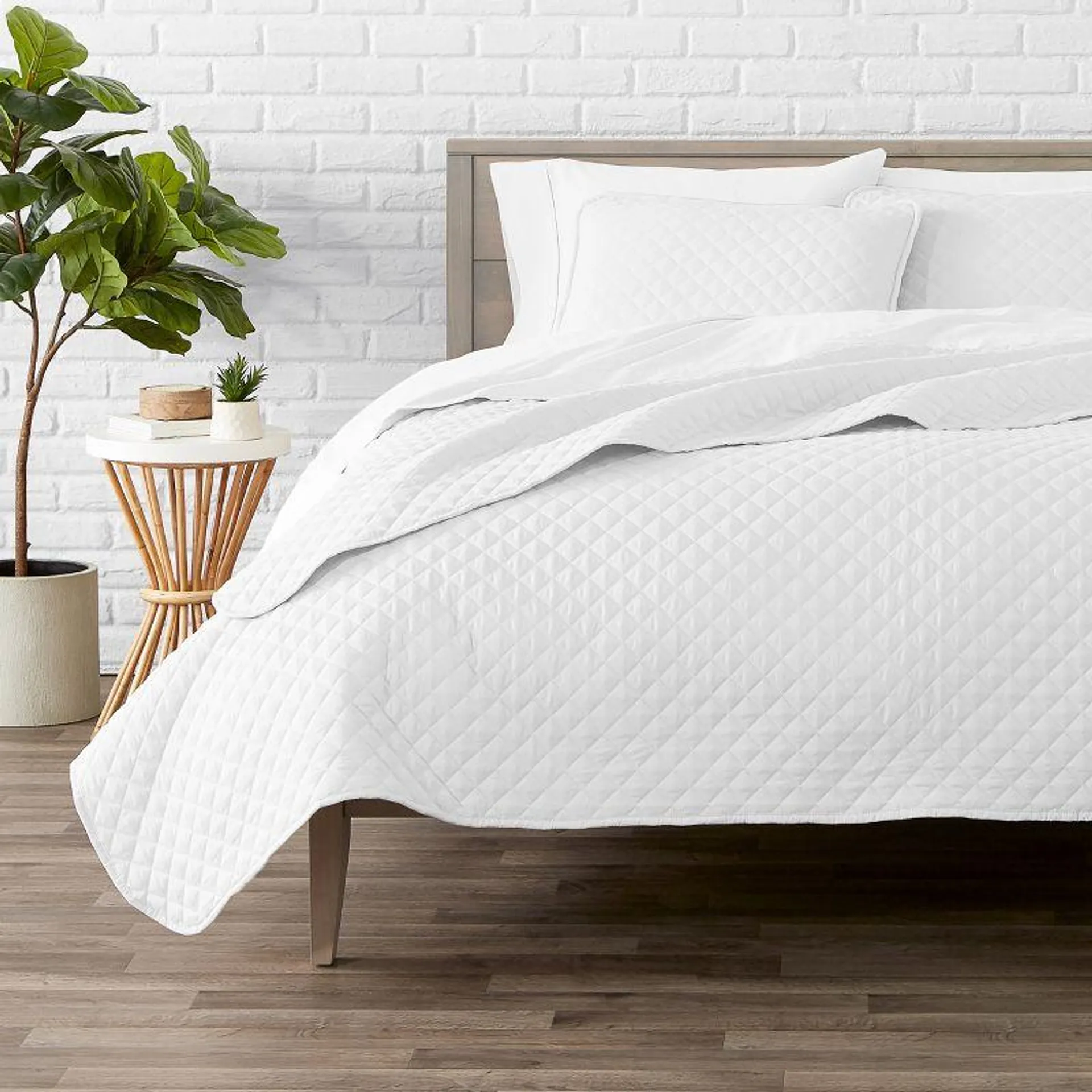 Oversized Quilted Coverlet Set by Bare Home