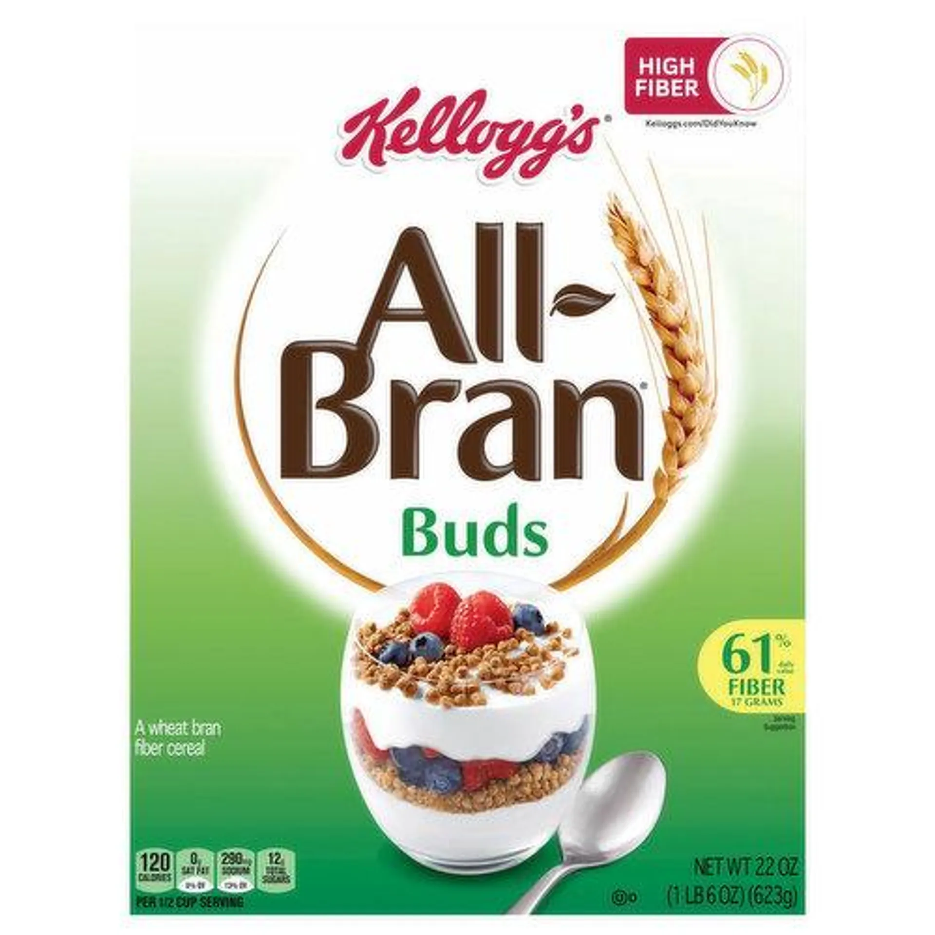 All-Bran Cereal, Buds - 22 Ounce