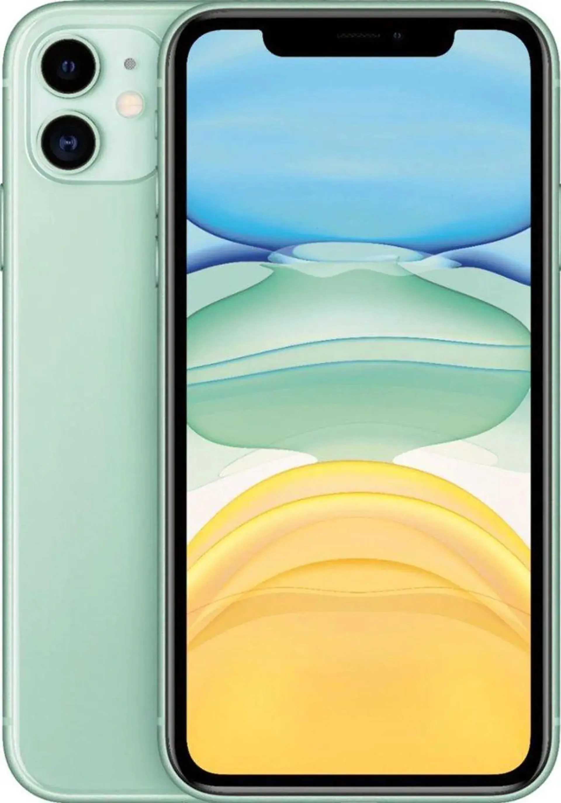 Apple iPhone 11 64GB, Refurbished Unlocked Cell Phone, Green - Very Good Condition (Grade B)