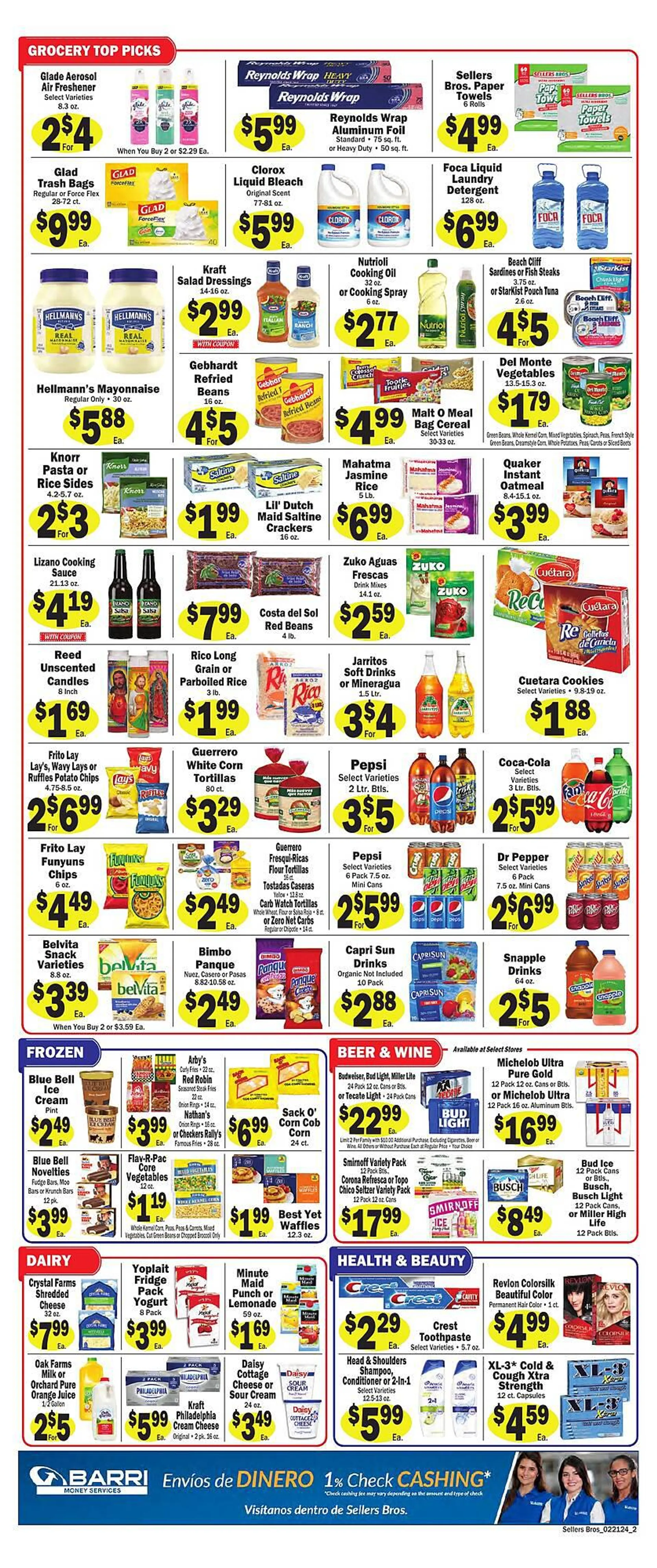 Weekly ad Sellers Bros Weekly Ad from February 21 to February 27 2024 - Page 2