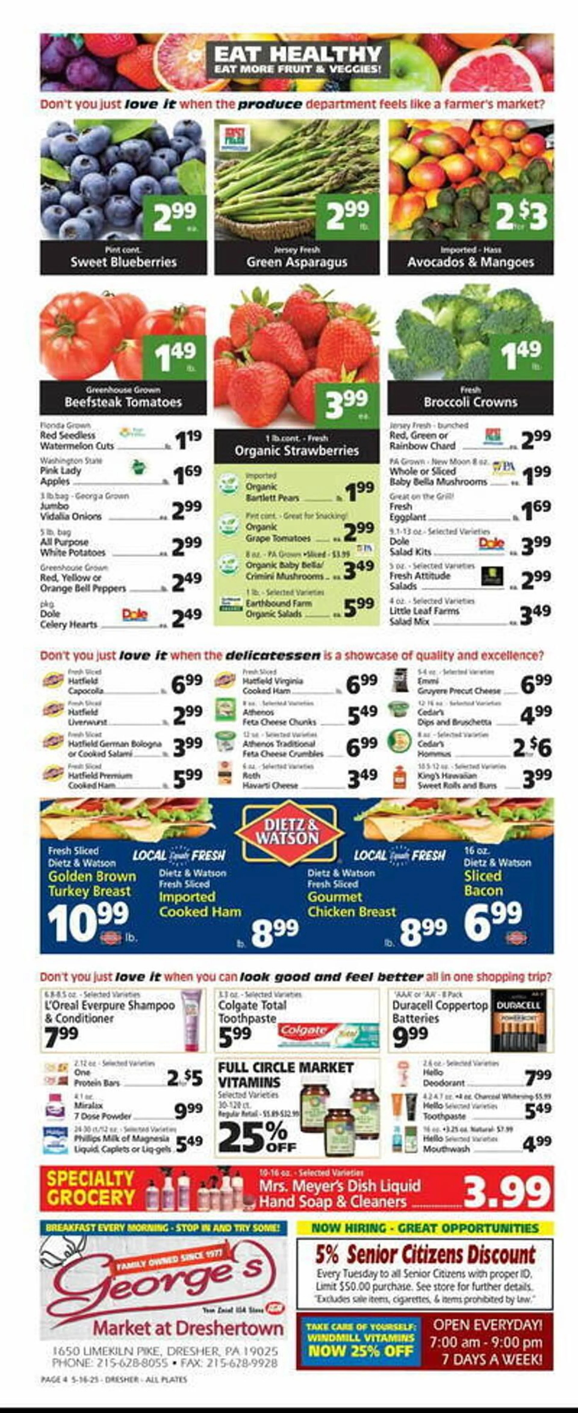 Weekly ad George's Market Weekly Ad from May 16 to May 22 2025 - Page 4