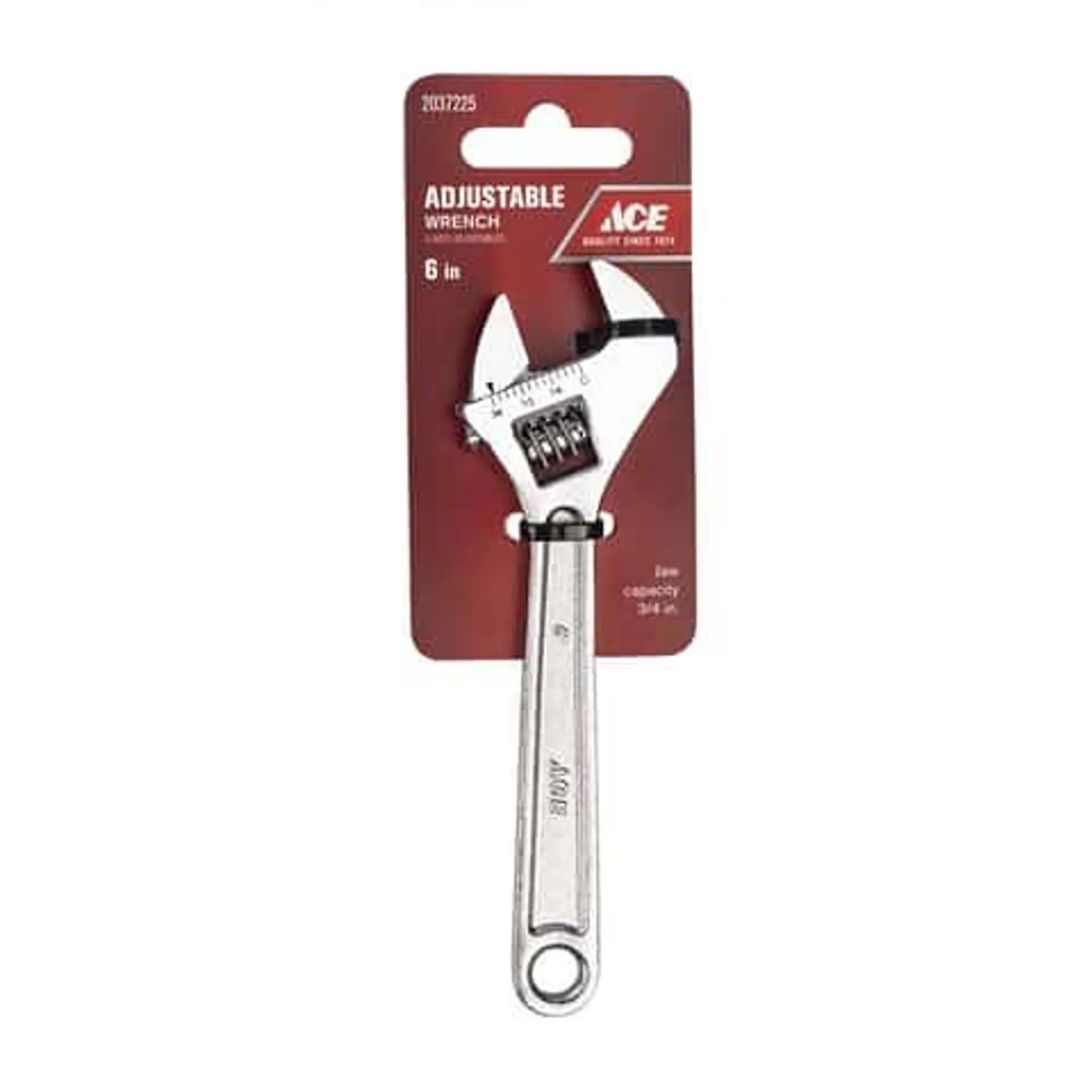 Ace Adjustable Wrench 6 in. L 1 pc