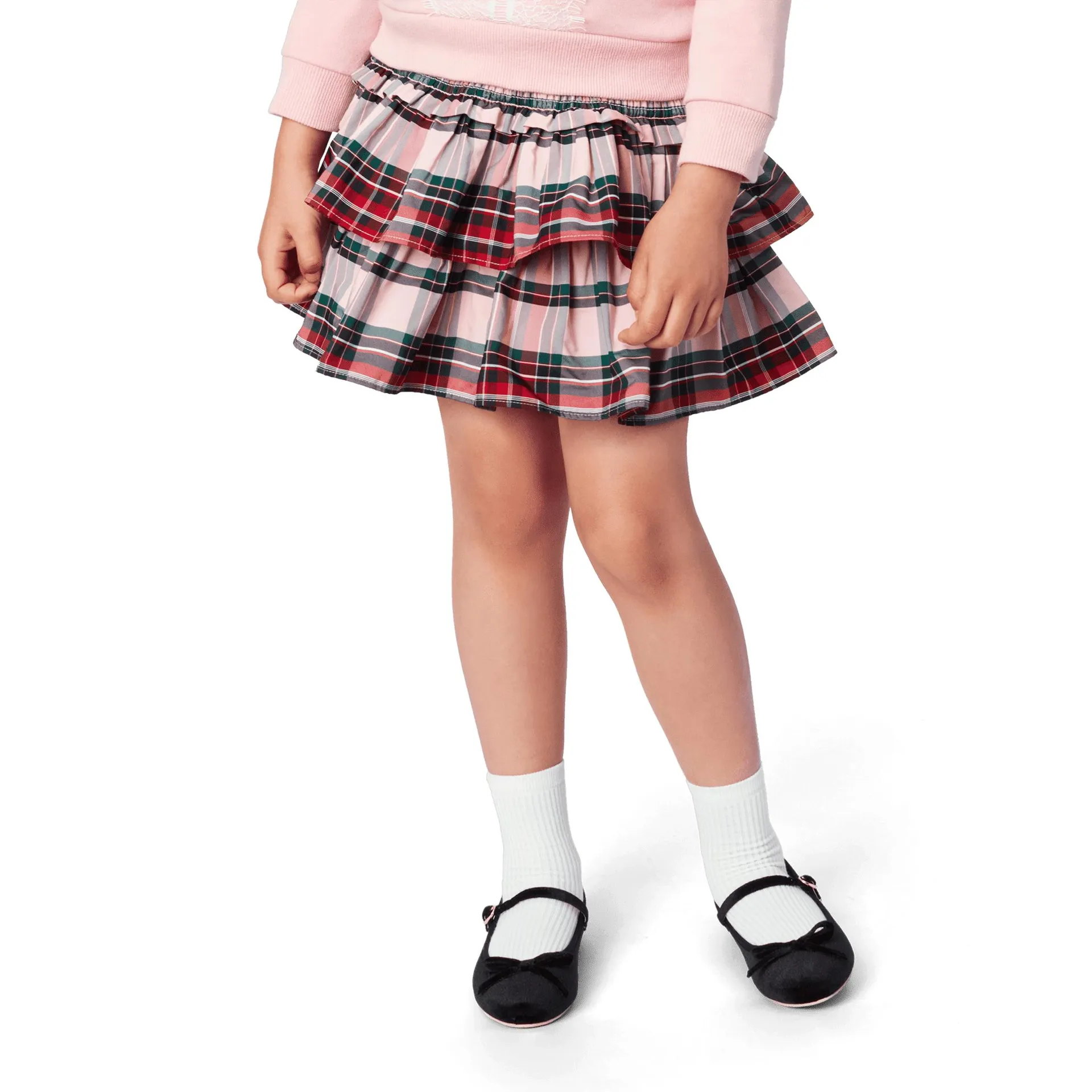 American Girl® x Janie and Jack Holiday Plaid Skirt for Girls