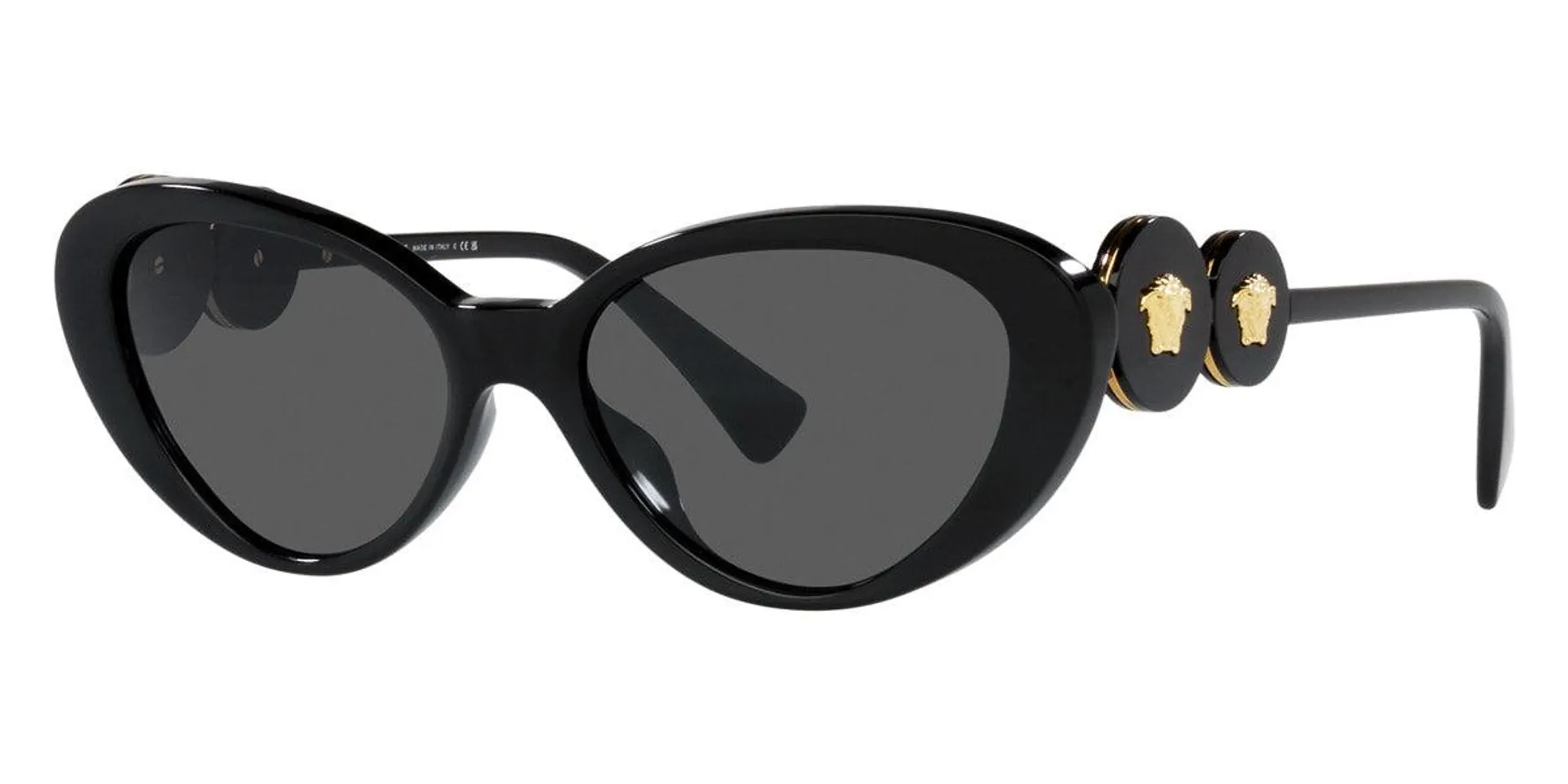 Versace Women's Fashion VE4433U-GB1-87 54mm Black Sunglasses