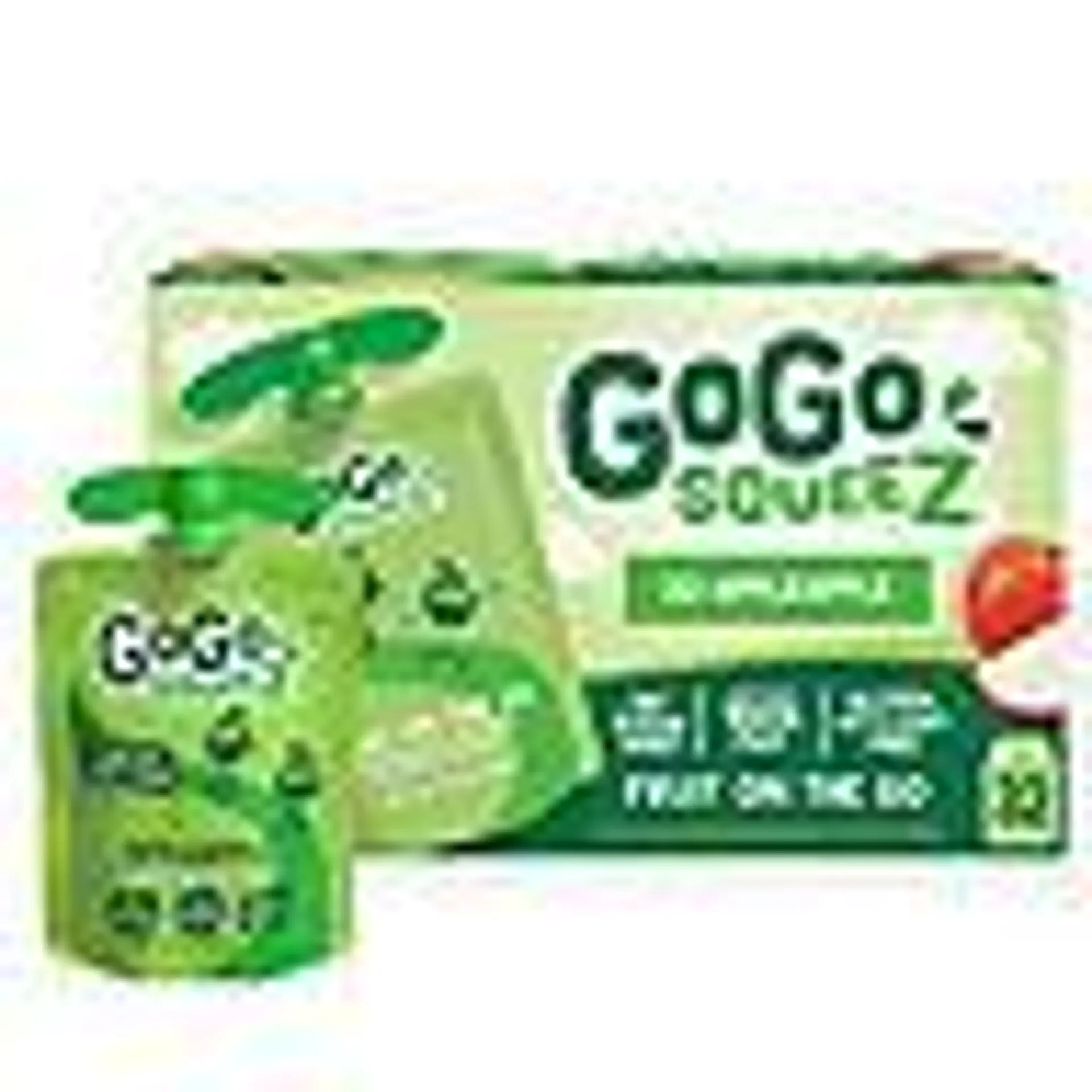 GoGo SqueeZ Applesauce Pouches, Apple Apple, 3.2oz., 32ct.