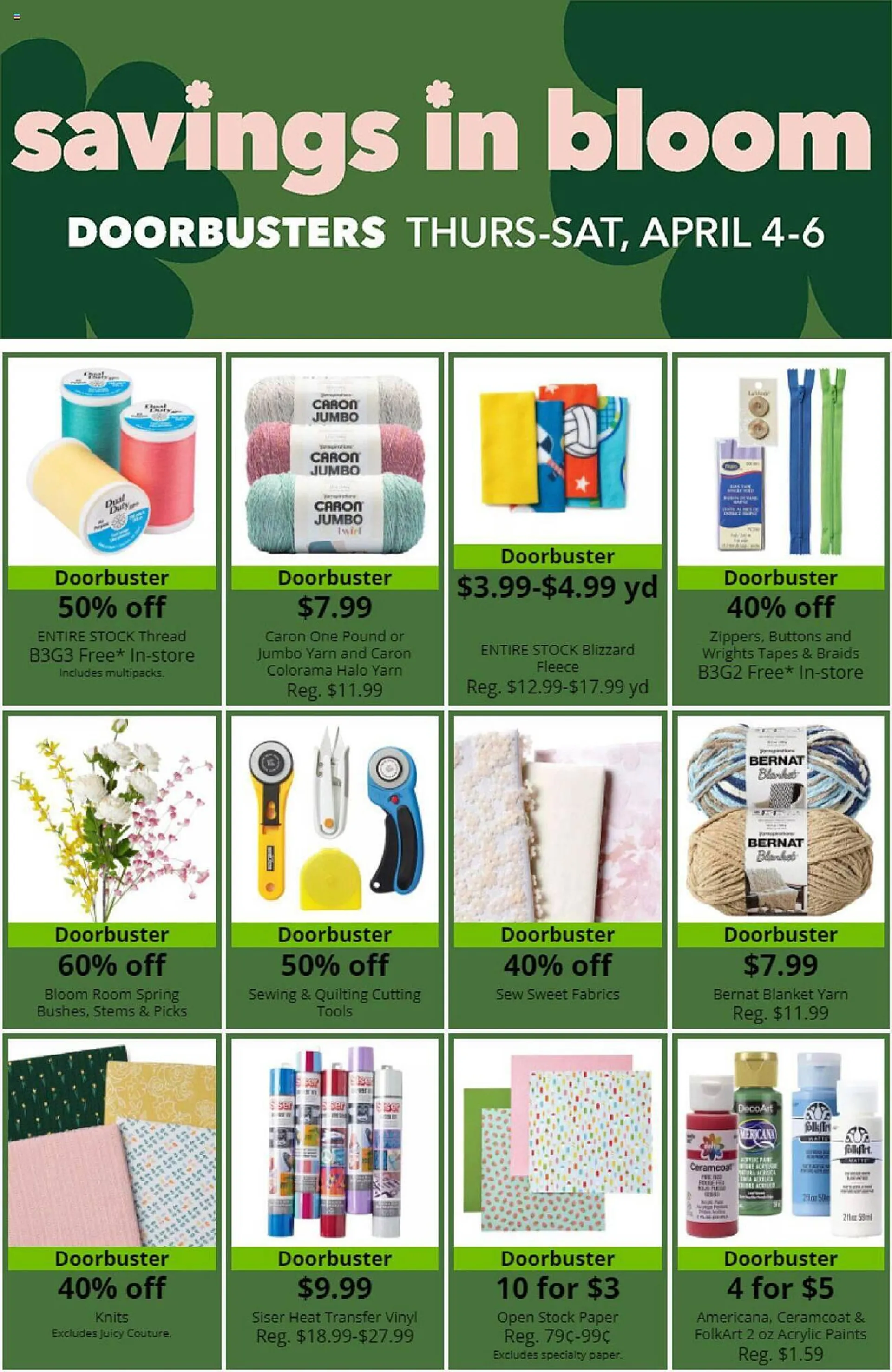 Weekly ad JOANN Weekly Ad from April 3 to April 17 2024 - Page 2