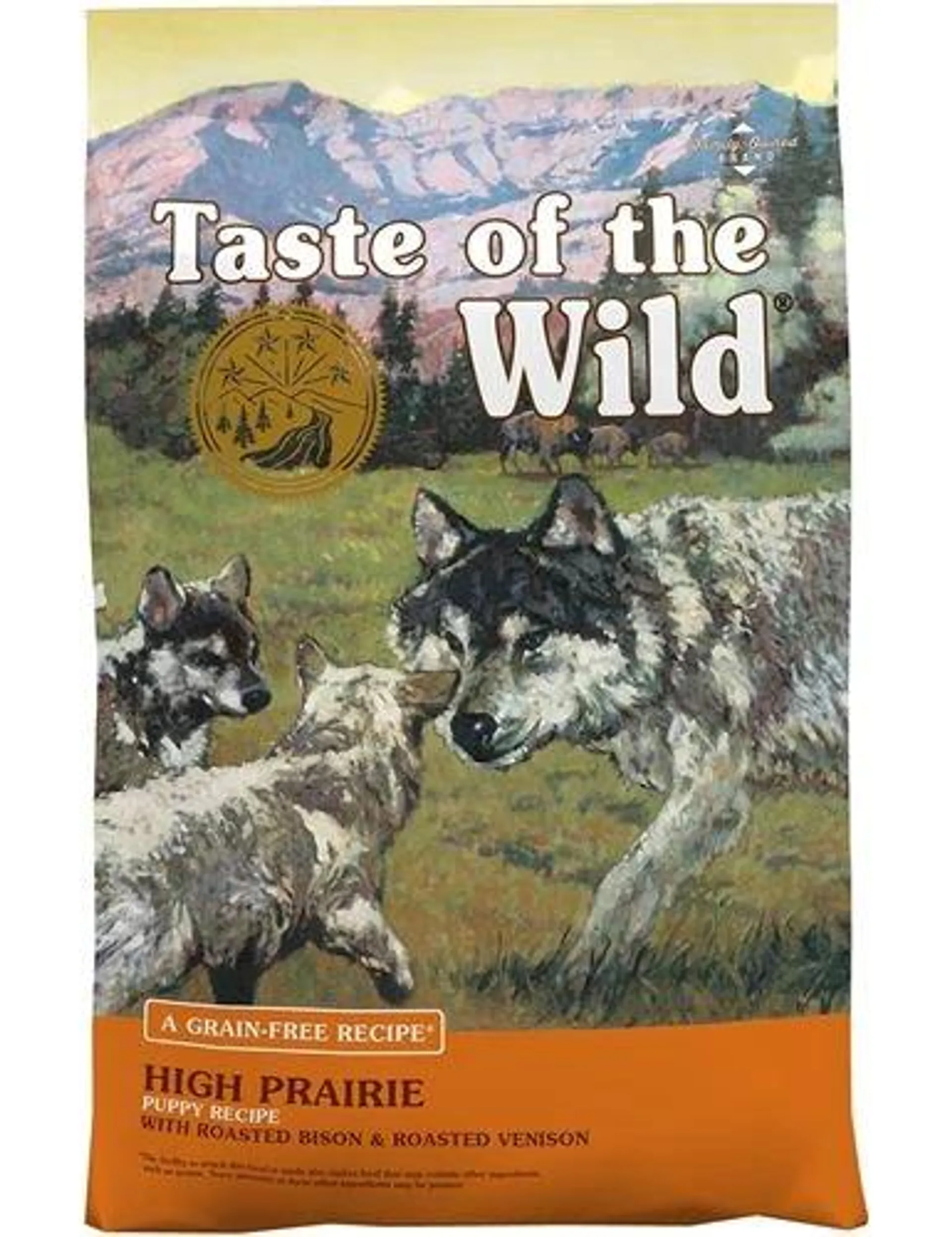 Taste of the Wild® High Prairie Puppy® Recipe with Roasted Bison & Roasted Venison, 28 Pounds