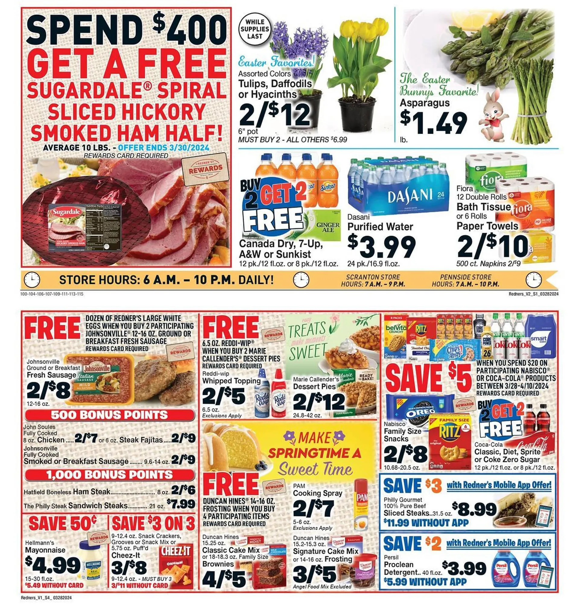Weekly ad Redner's Warehouse Weekly Ad from March 28 to April 3 2024 - Page 2