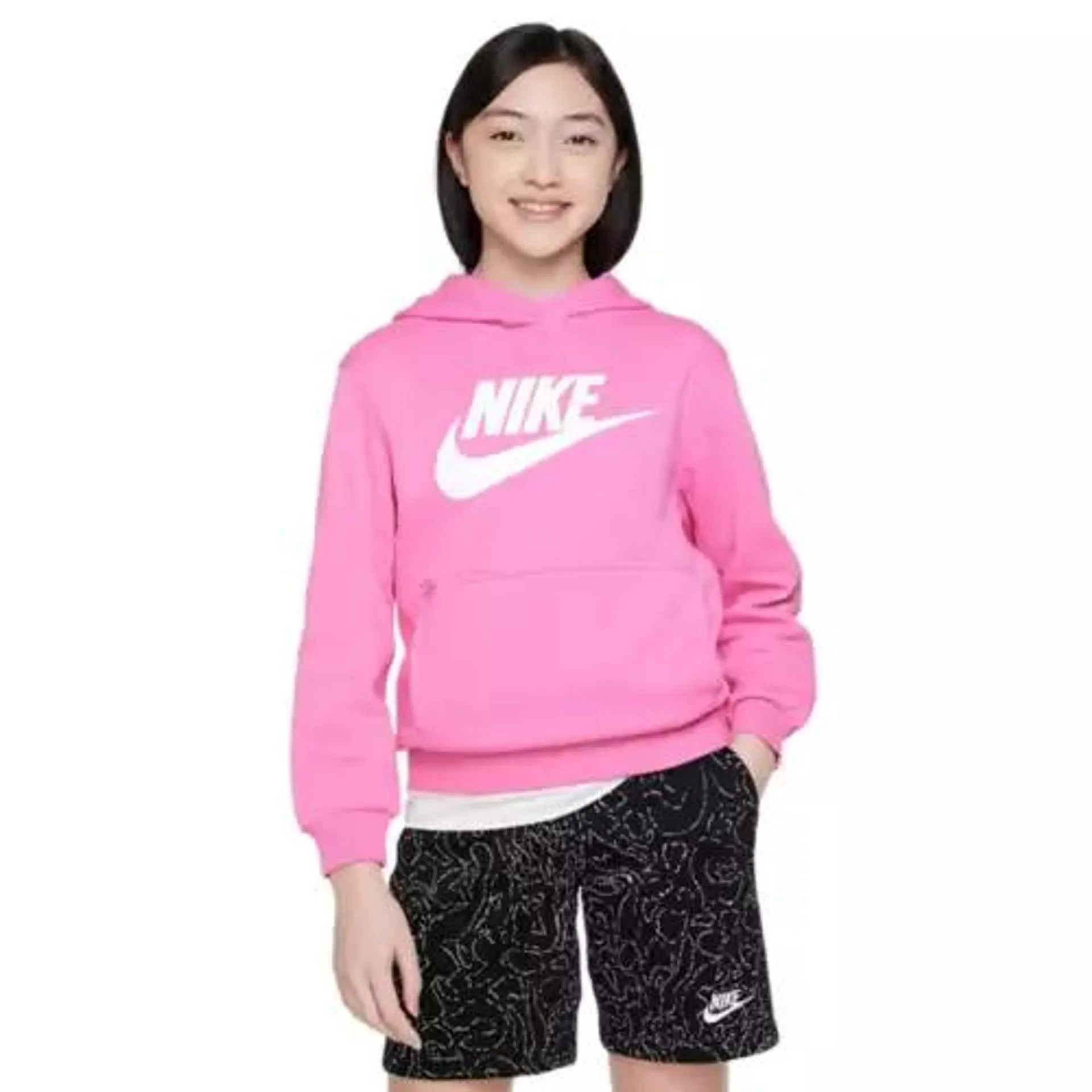 Kids' Nike Sportswear Club Fleece HBR Logo Hoodie