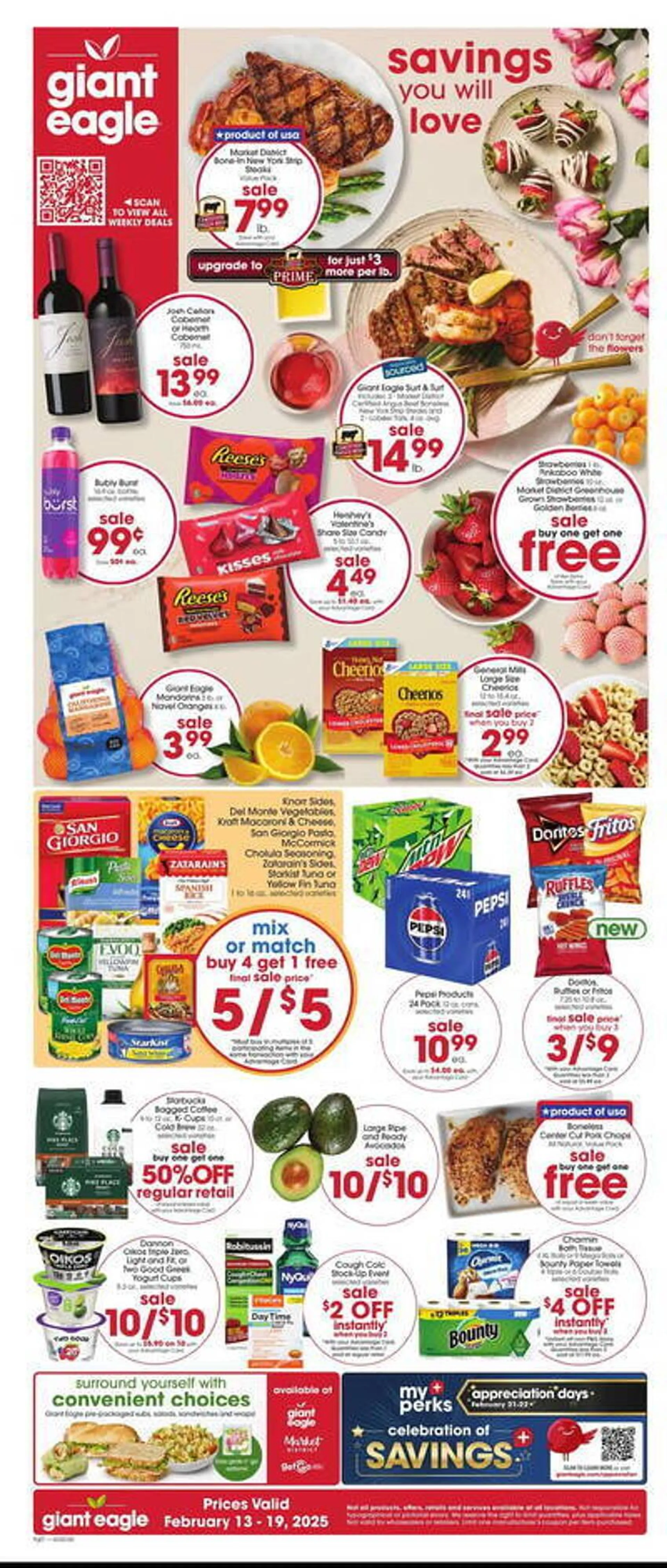 Catálogo de Giant Eagle Weekly Ad 13 de febrero al 19 de febrero 2025 - Página 3