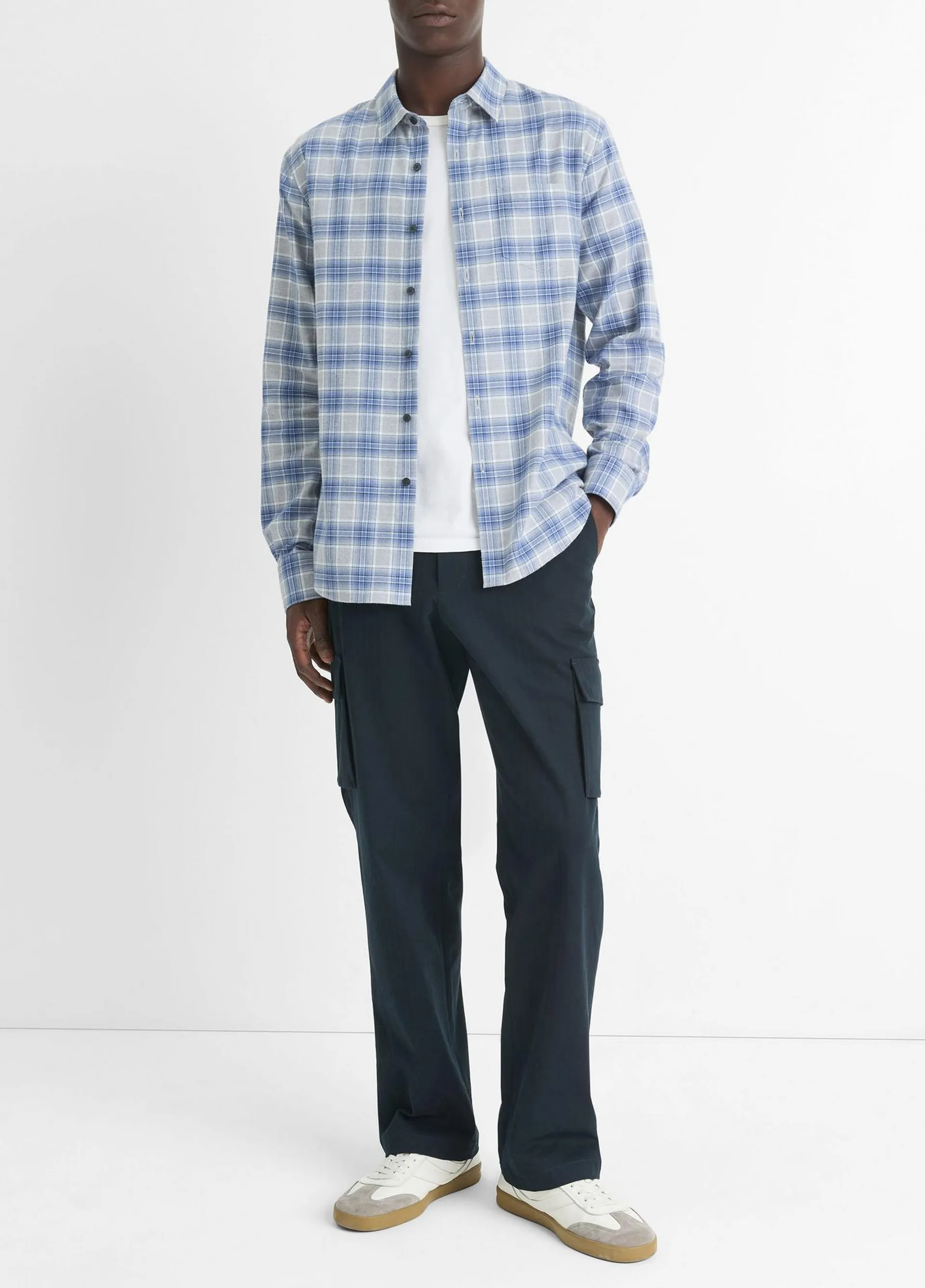 Vineyard Plaid Cotton Shirt