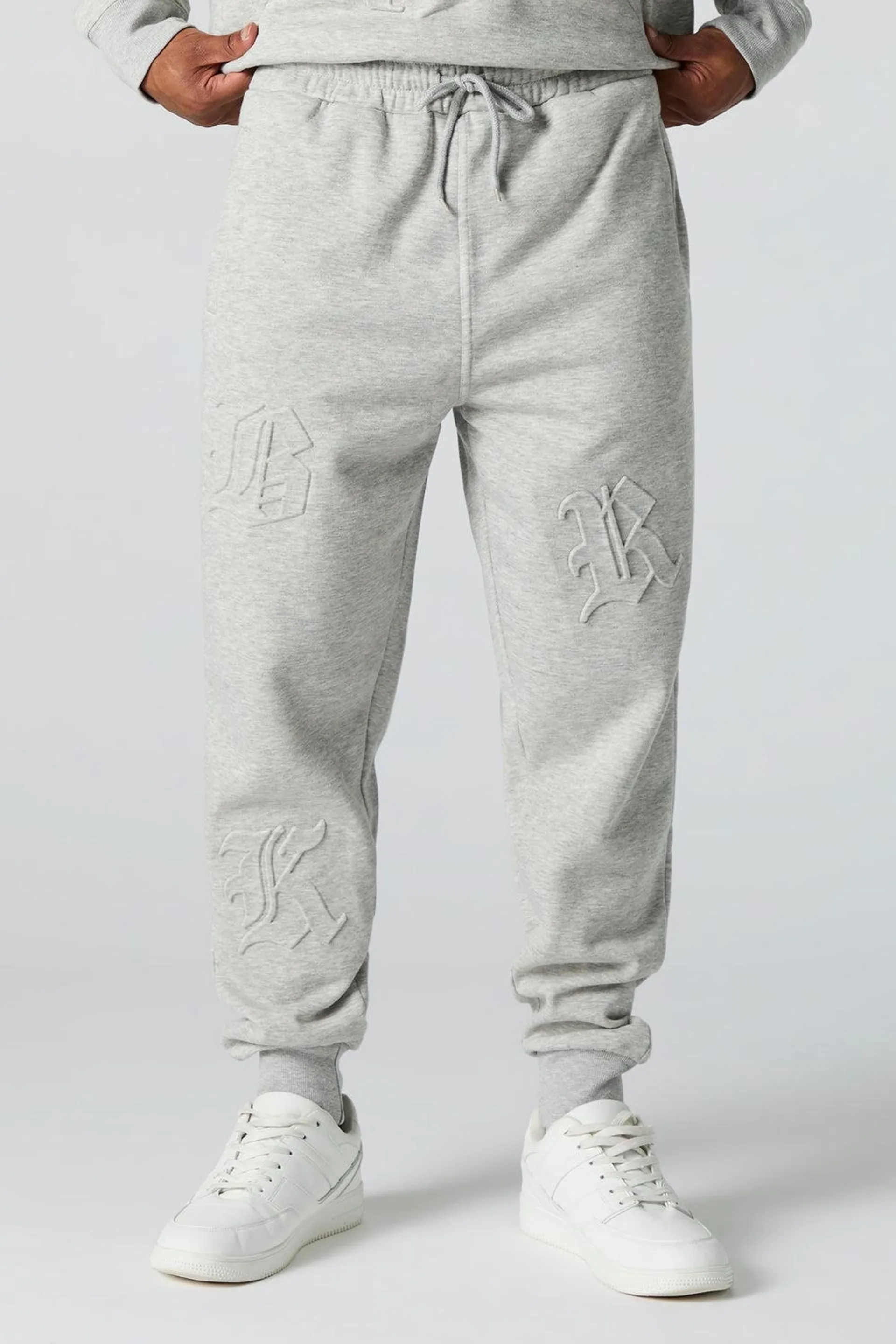 Embossed Fleece Jogger