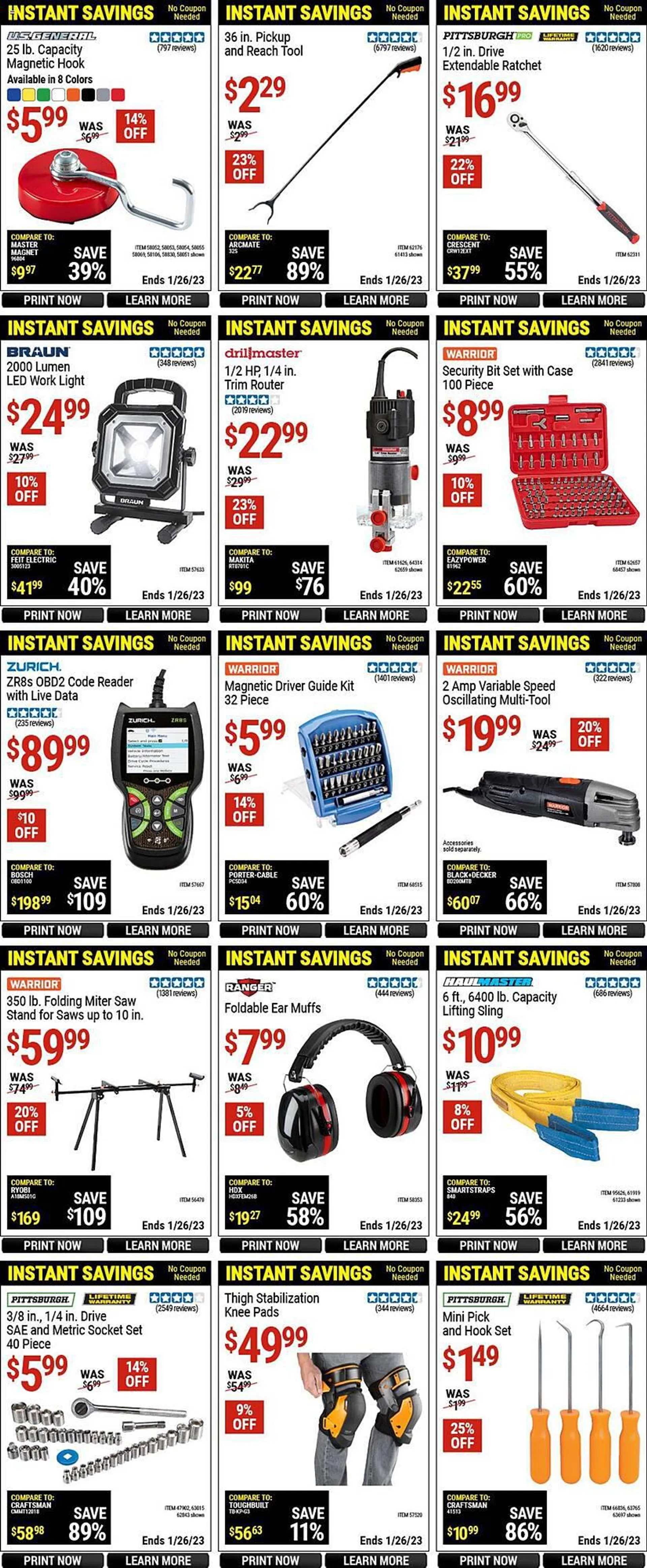 Harbor Freight Tools Weekly Ad - 12