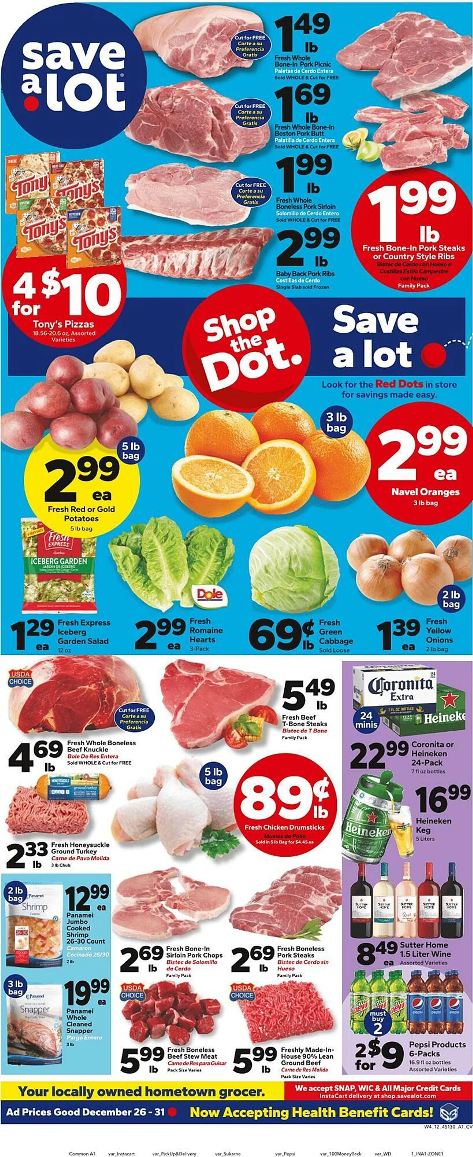 Weekly ad Save a Lot Weekly Ad from October 29 to November 12 2025 - Page 1