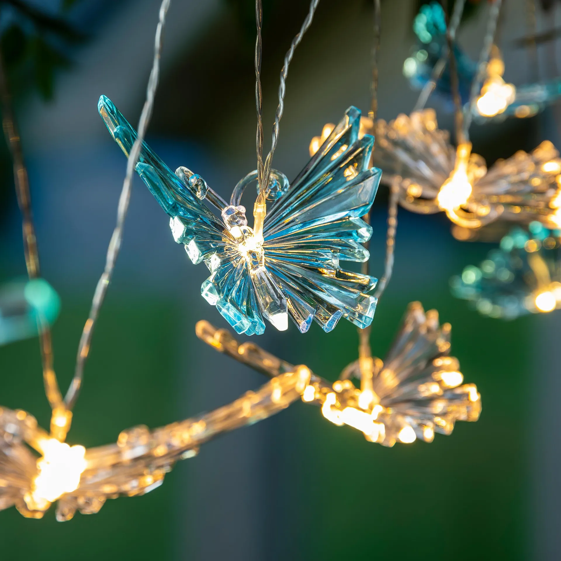 Battery-Operated Butterfly String Lights