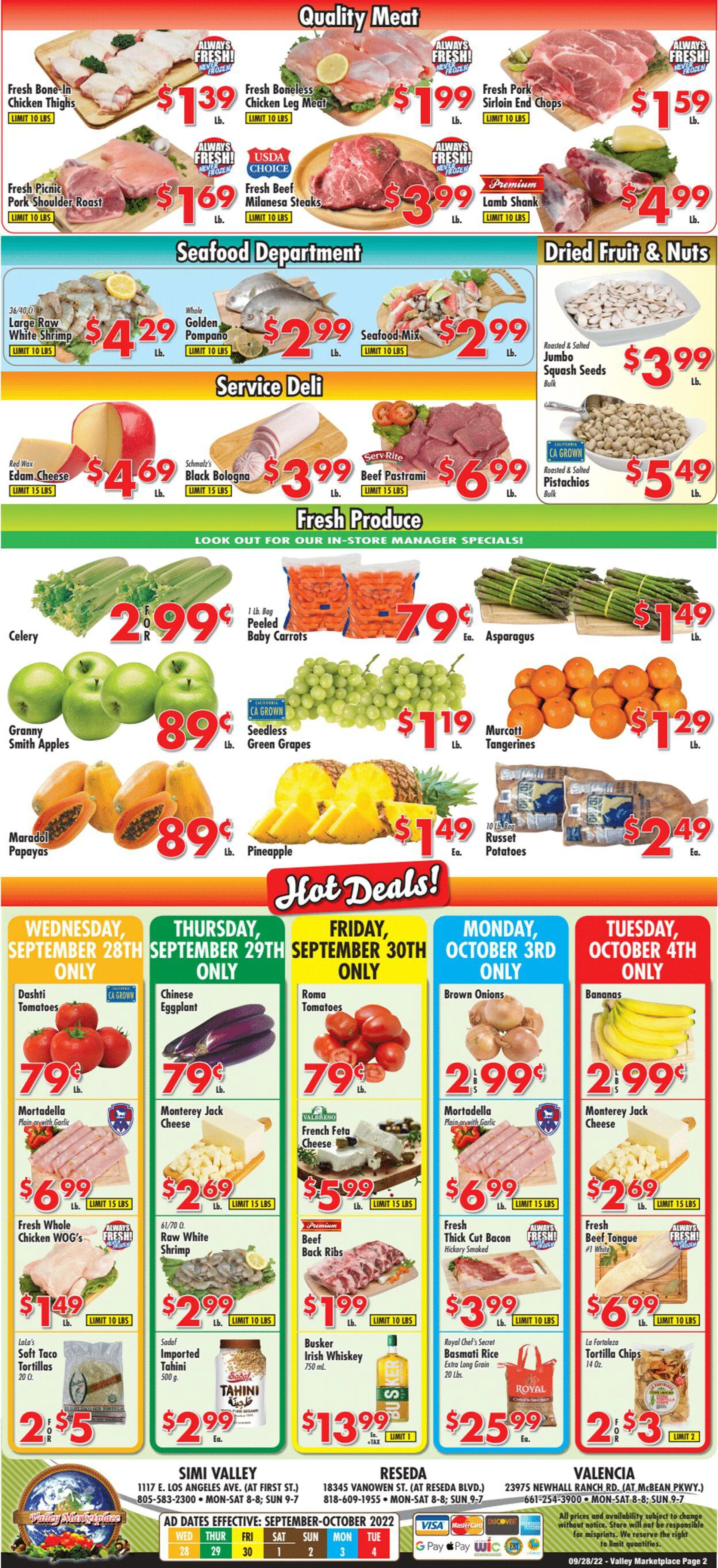 Valley Marketplace Current weekly ad - 2