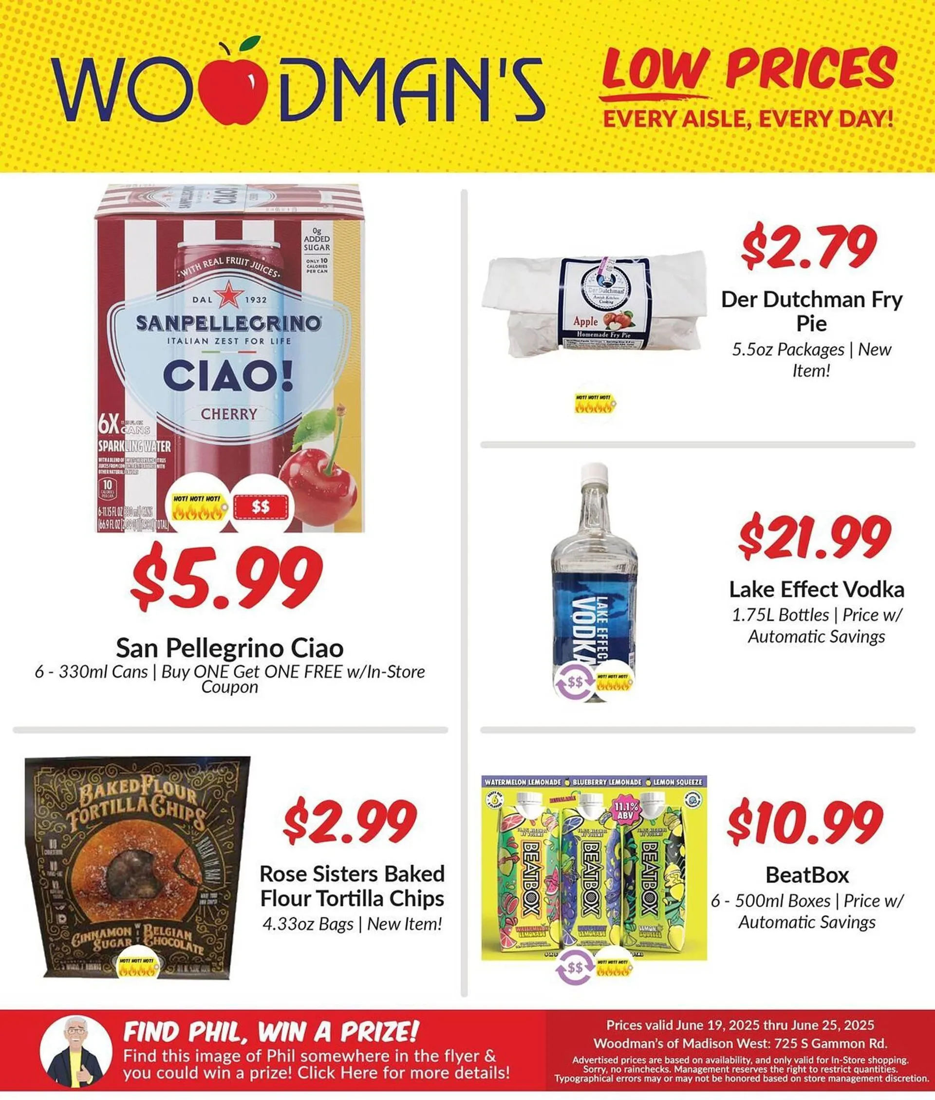 Weekly ad Woodman's Weekly Ad from June 19 to June 25 2025 - Page 1