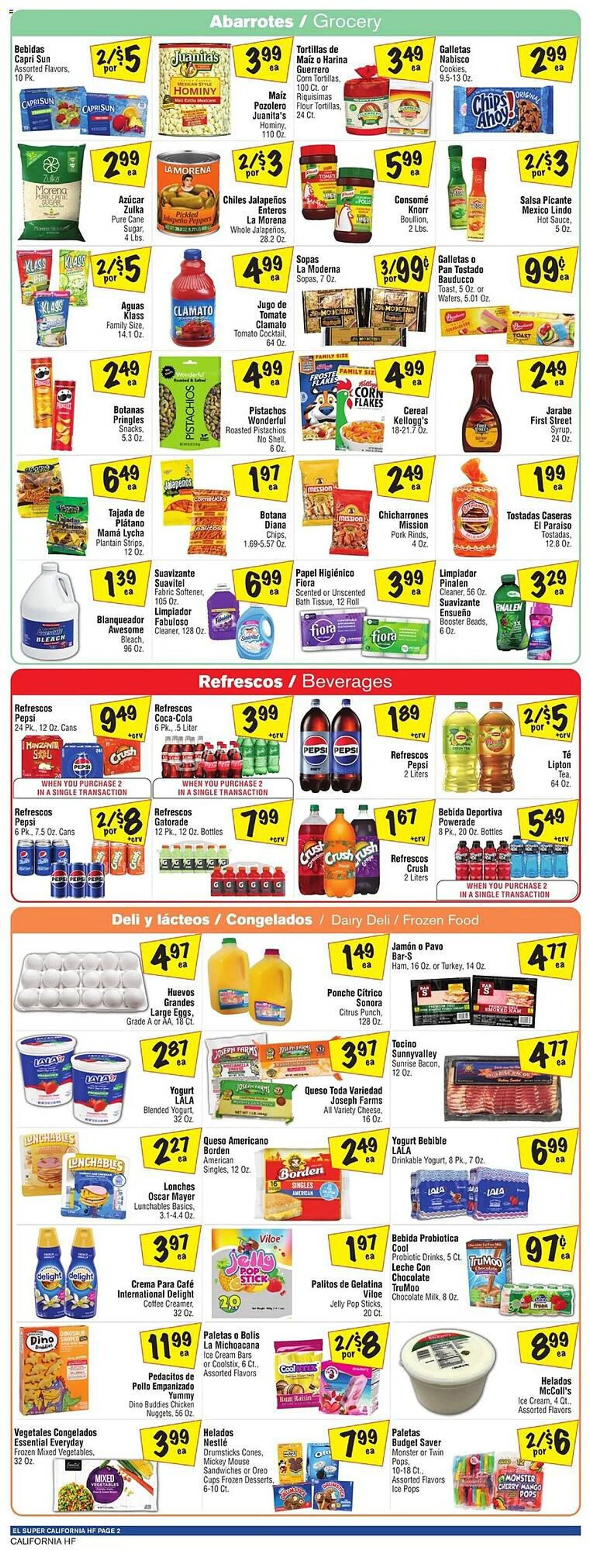 Weekly ad El Super Weekly Ad from April 10 to April 16 2024 - Page 2