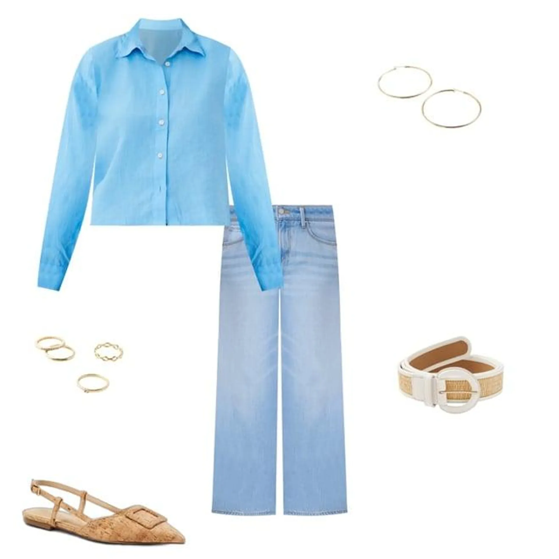 Cropped Linen Shirt