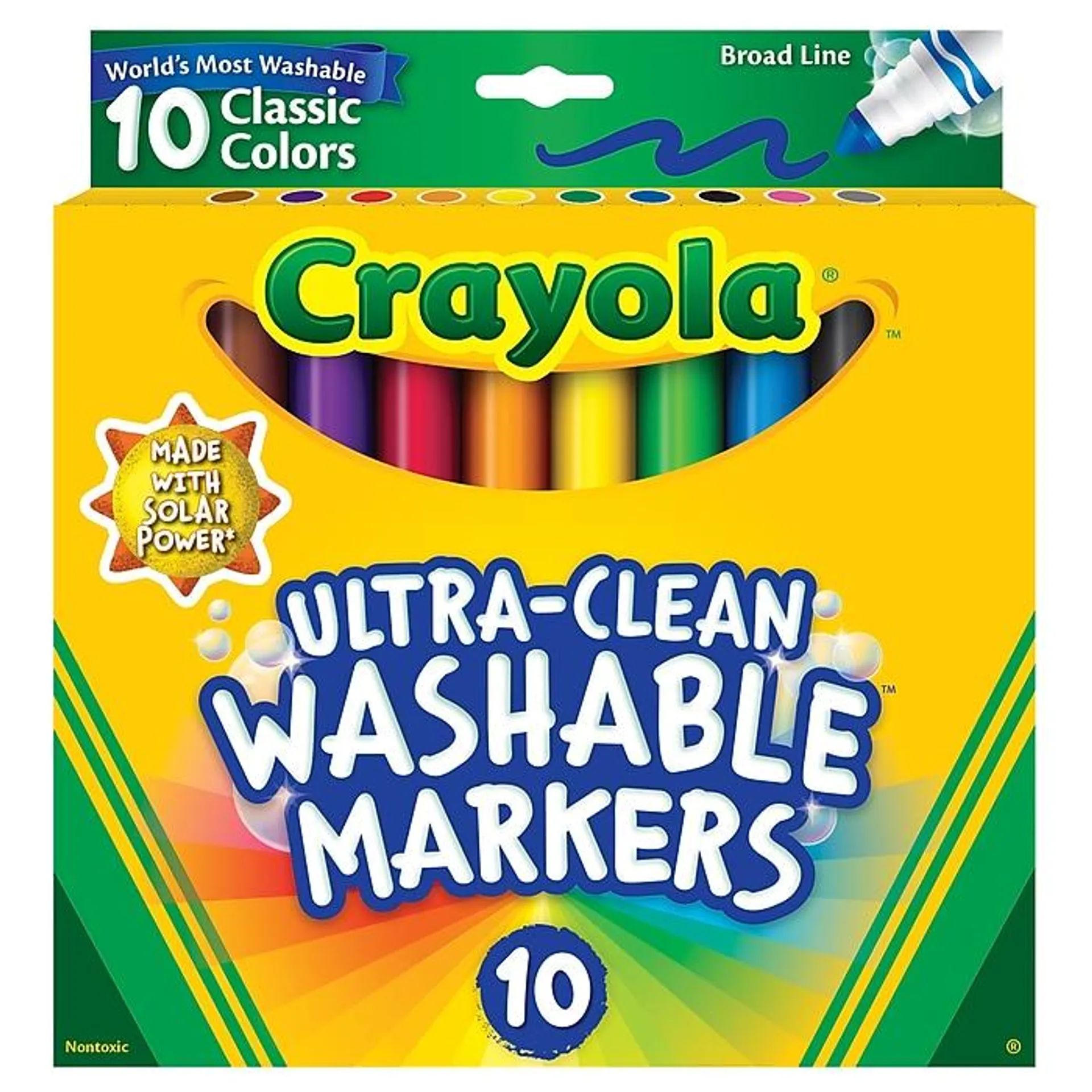 Crayola Ultra-Clean Washable Kids Marker,