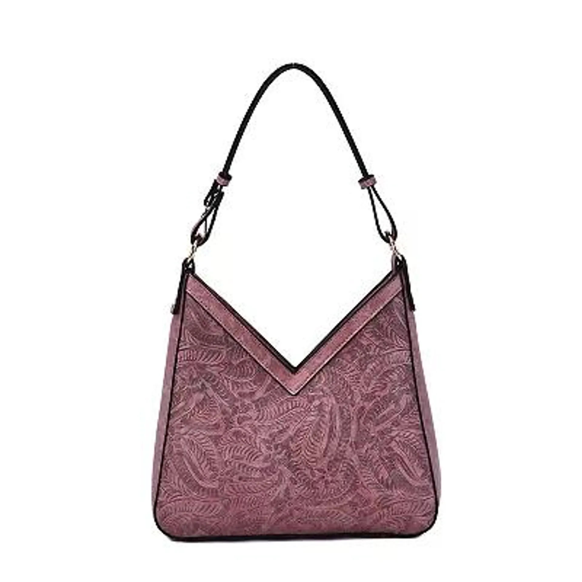 Mellow World Celis Embossed Shoulder Bag with Adjustable Strap