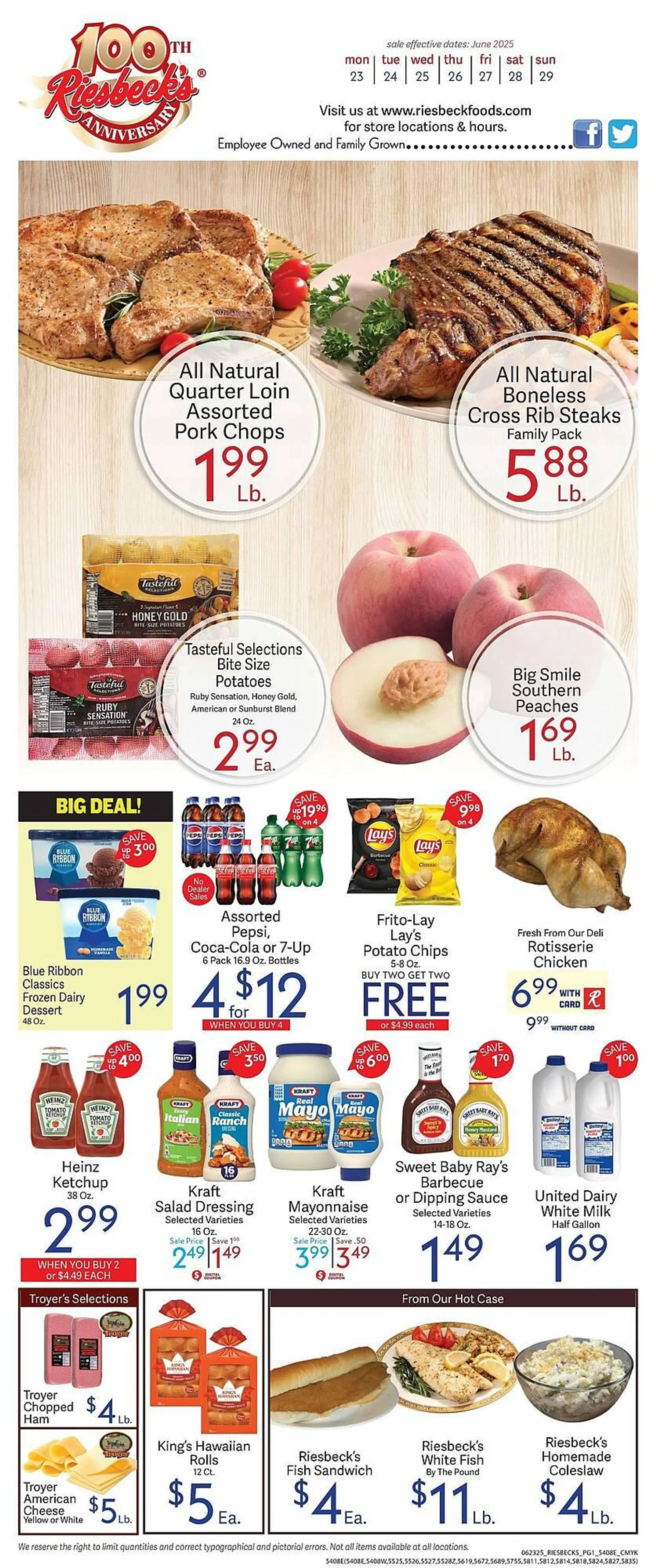 Weekly ad Riesbeck Weekly Ad from June 23 to June 29 2025 - Page 1