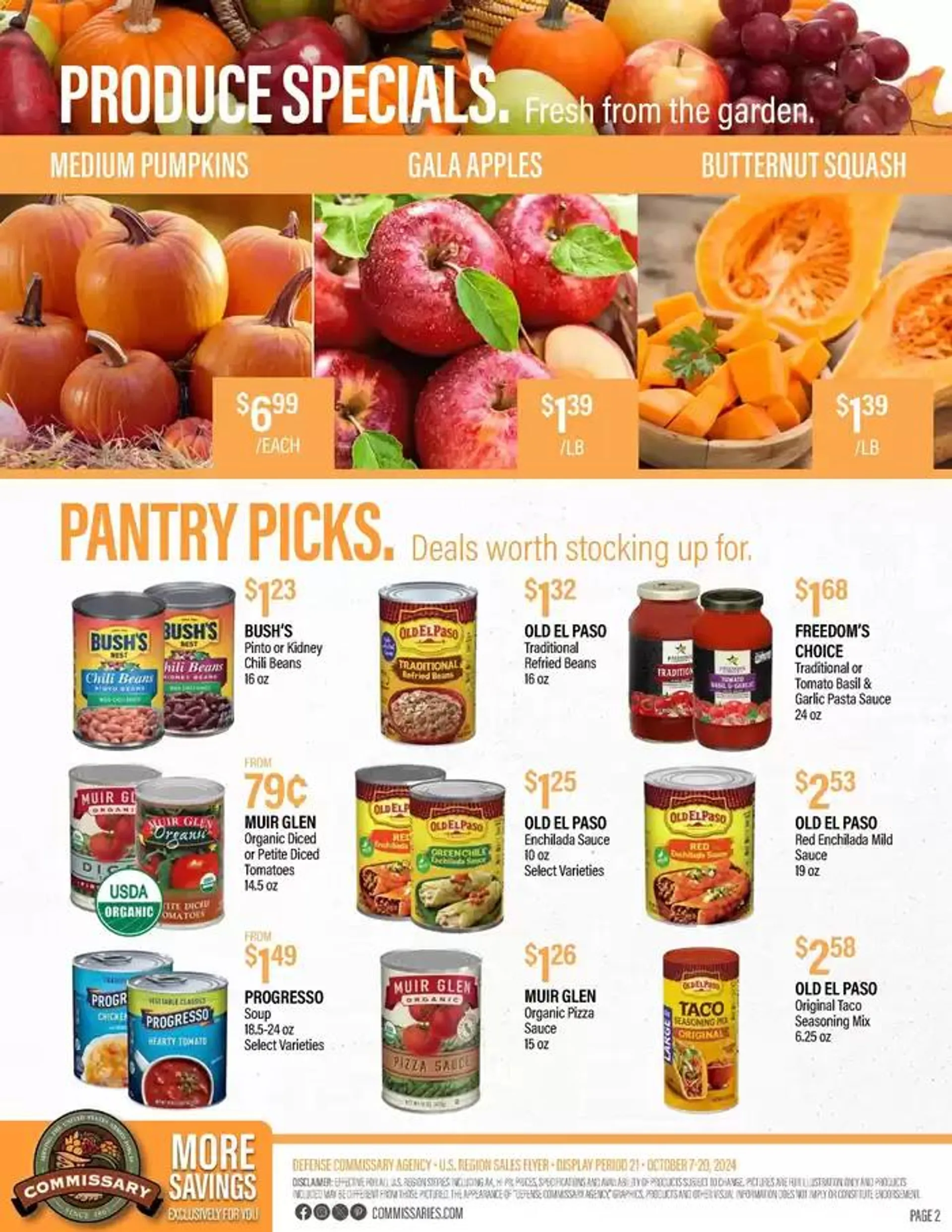 Weekly ad Flyer Commissary from October 7 to October 20 2024 - Page 2