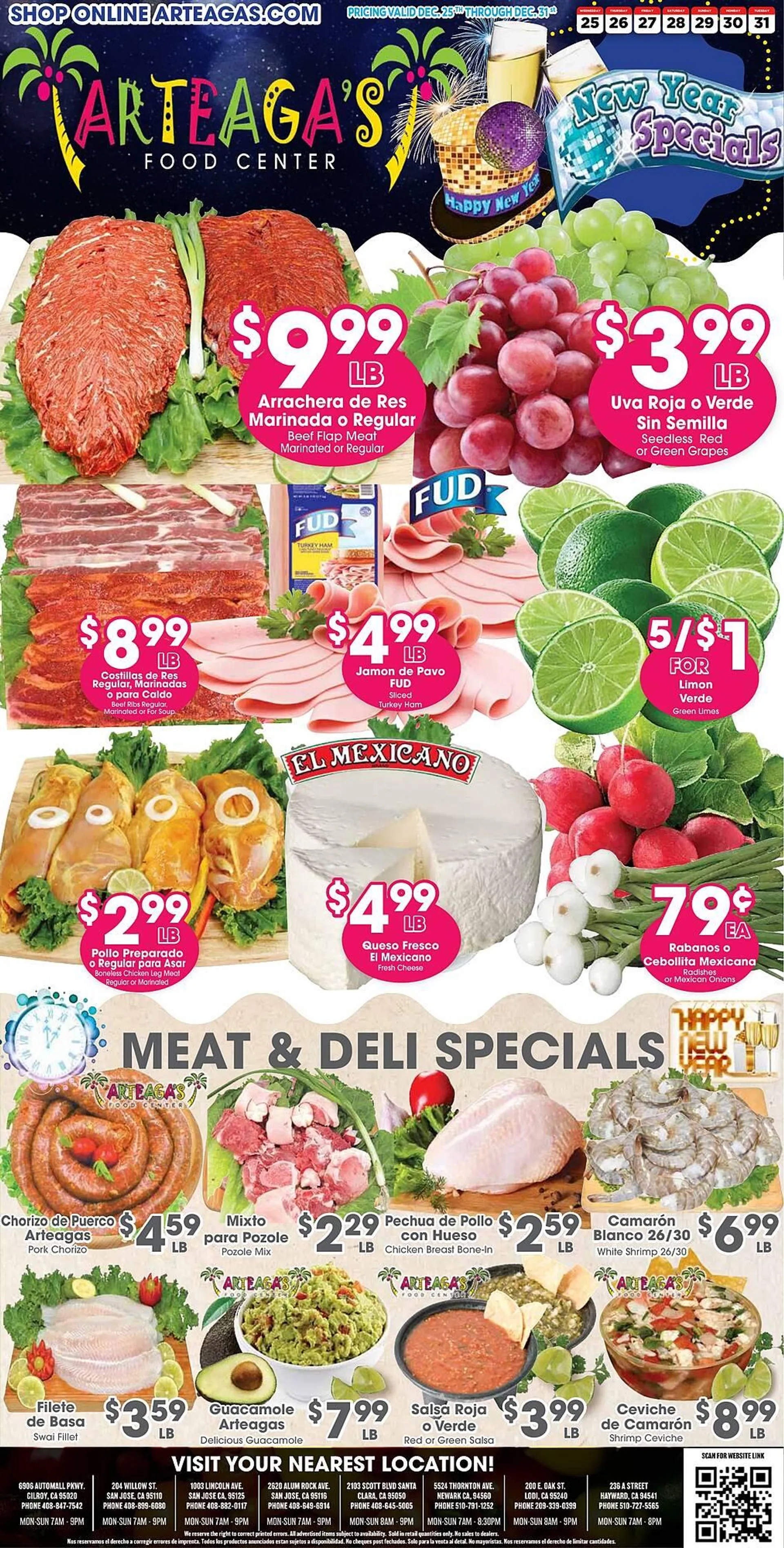 Arteagas Food Center Weekly Ad - 1
