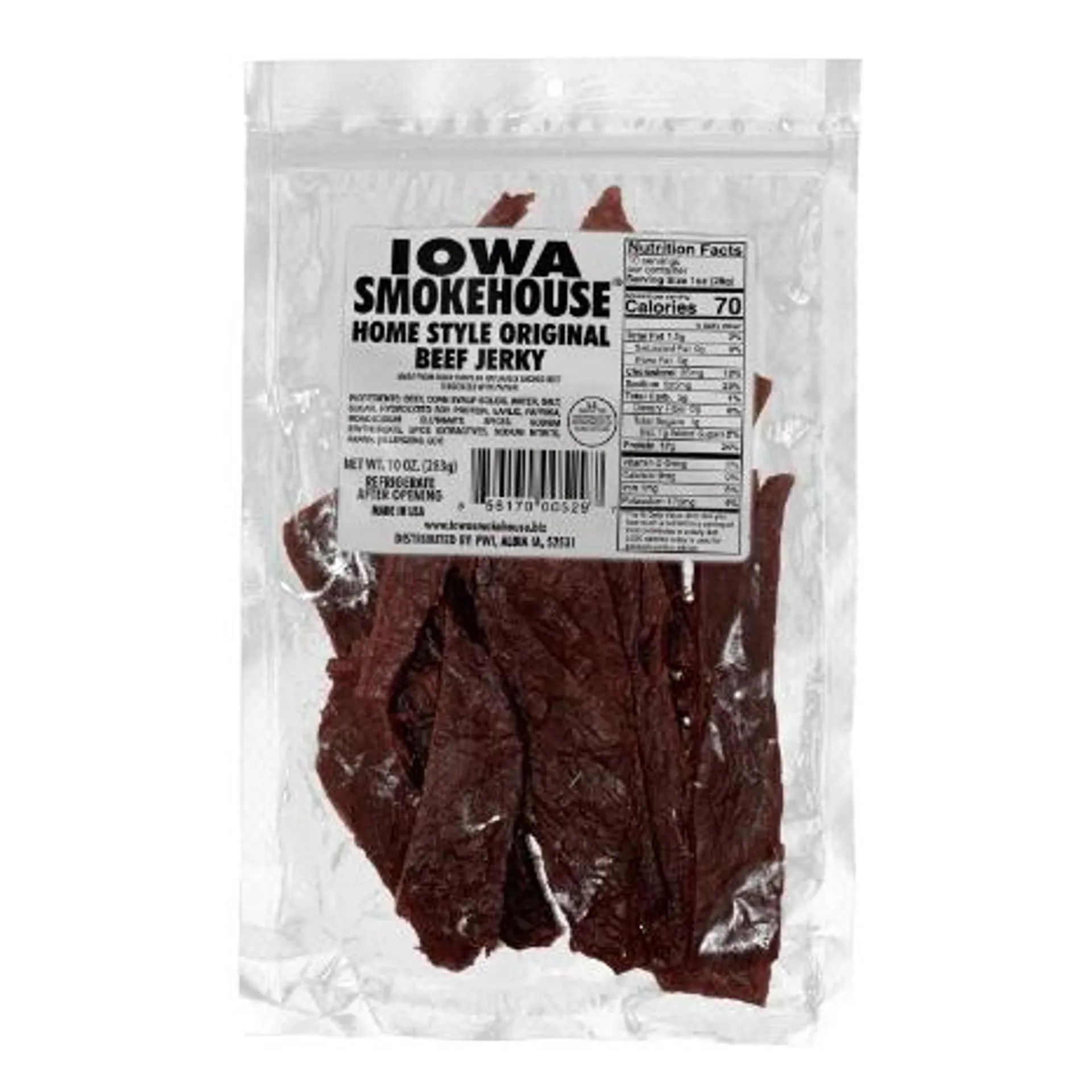 Iowa Smokehouse Beef Jerky – 10 oz