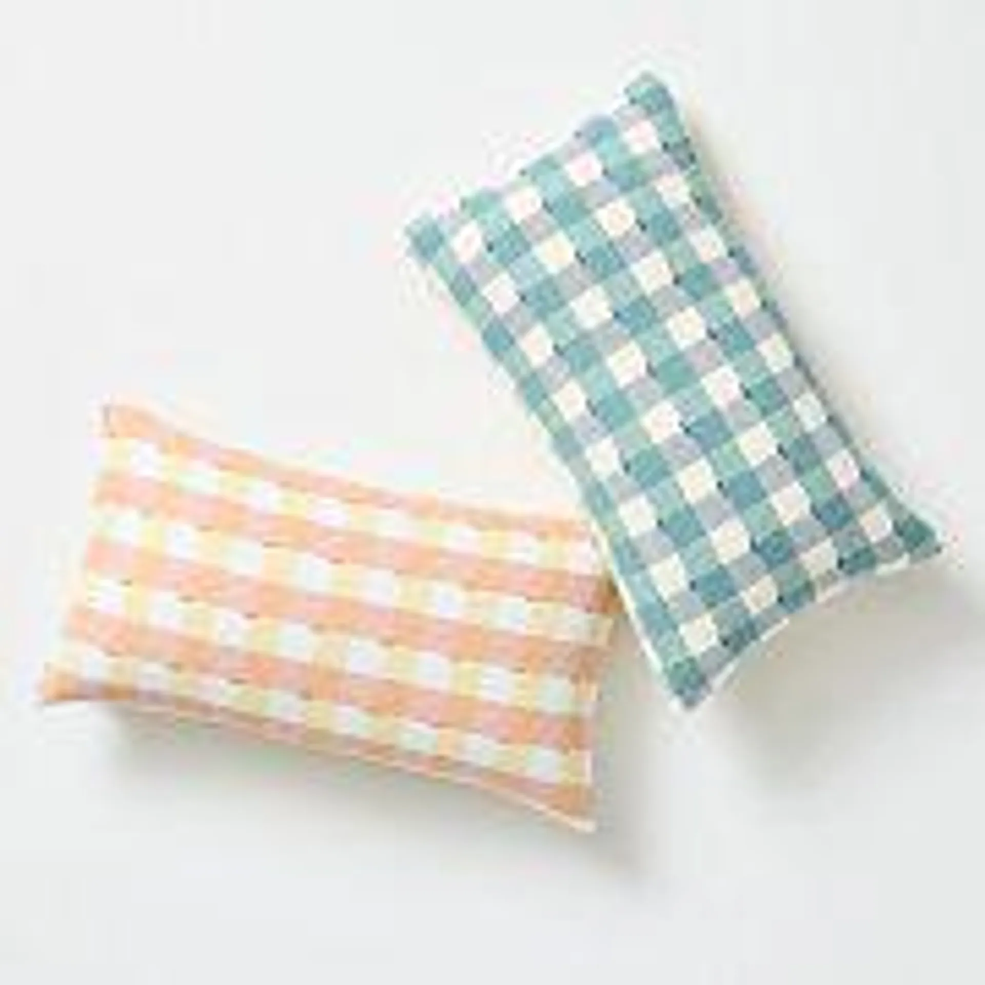 Check & Stripe Pillow Cover