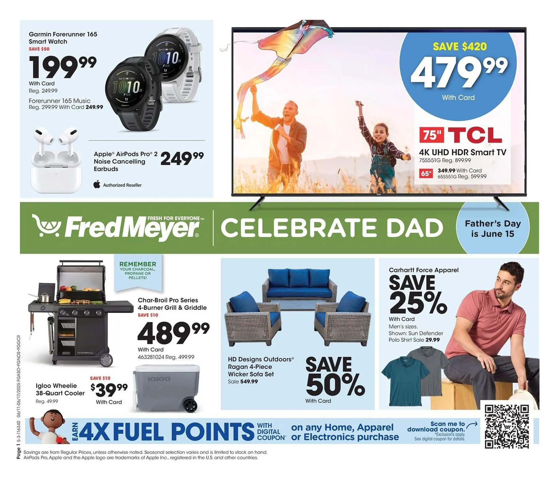 Weekly ad Fred Meyer Weekly Ad from June 11 to June 17 2025 - Page 1