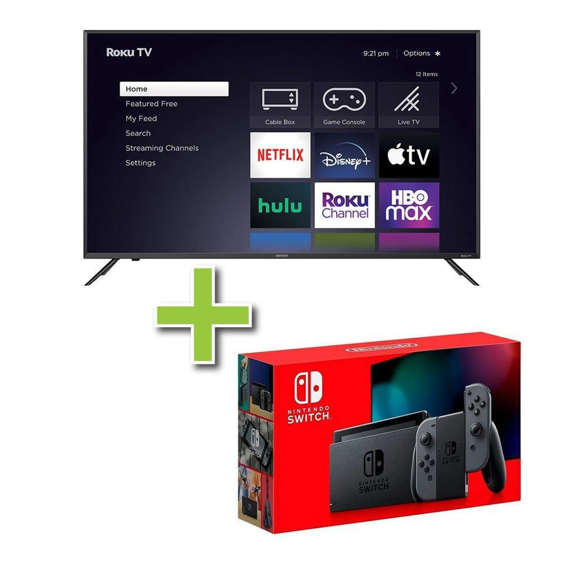 50" Element TV w/ 4K Ultra HD Resolution & Nintendo Switch